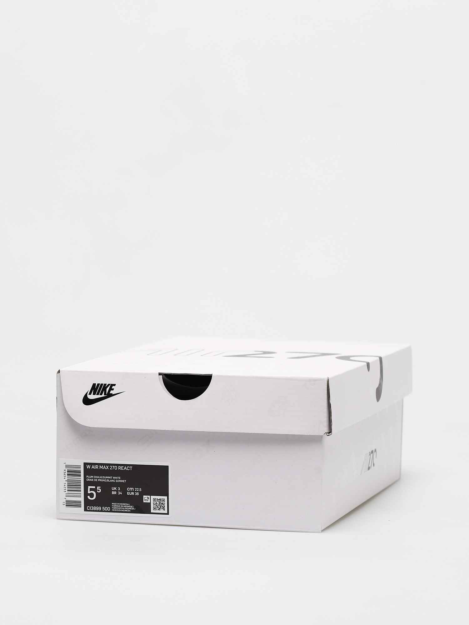 Nike Air Max 270 React Shoes Wmn (plum chalk/summit white stone mauve)