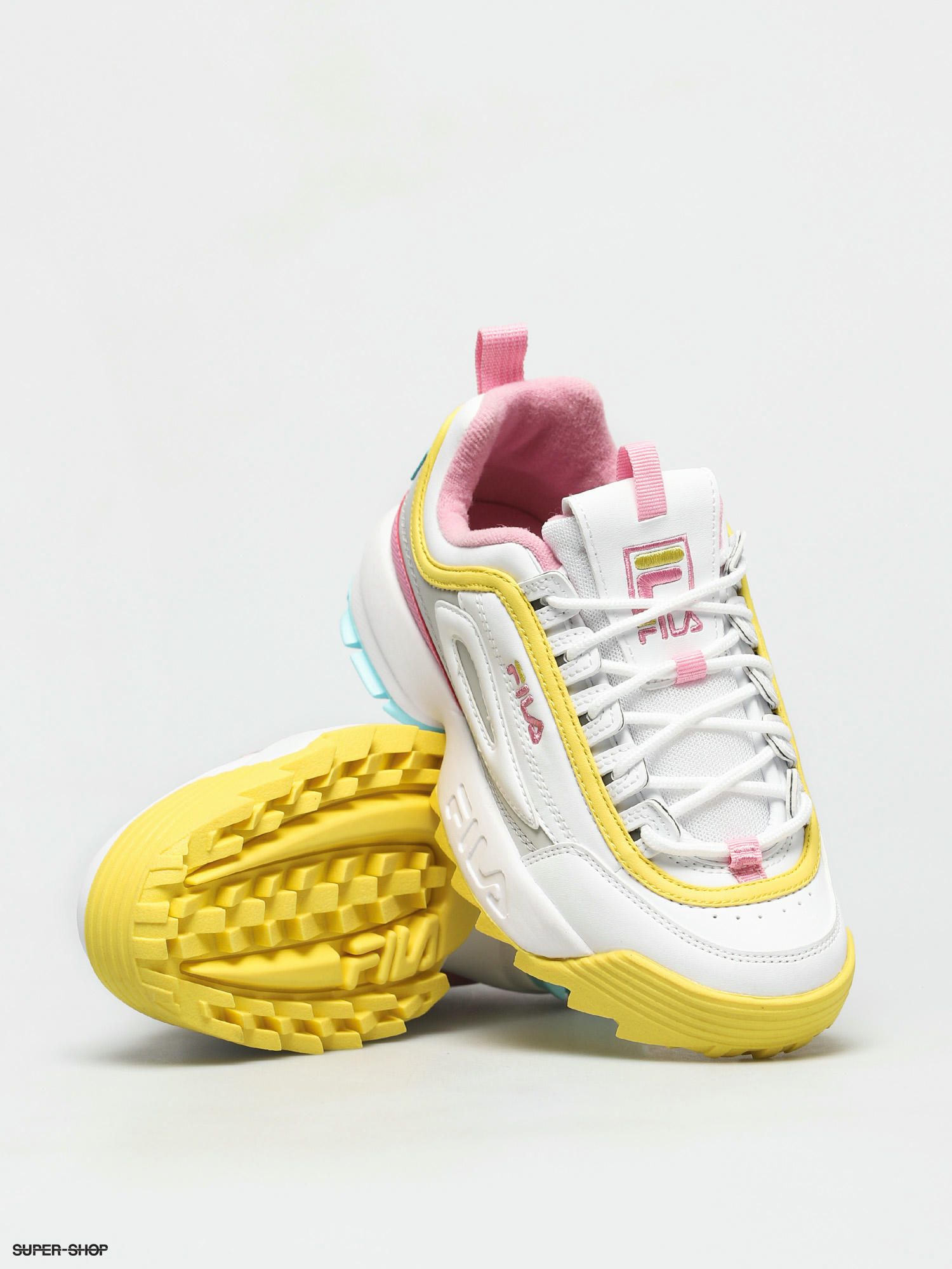 Fila Disruptor Cb Low Shoes Wmn (white/limelight)