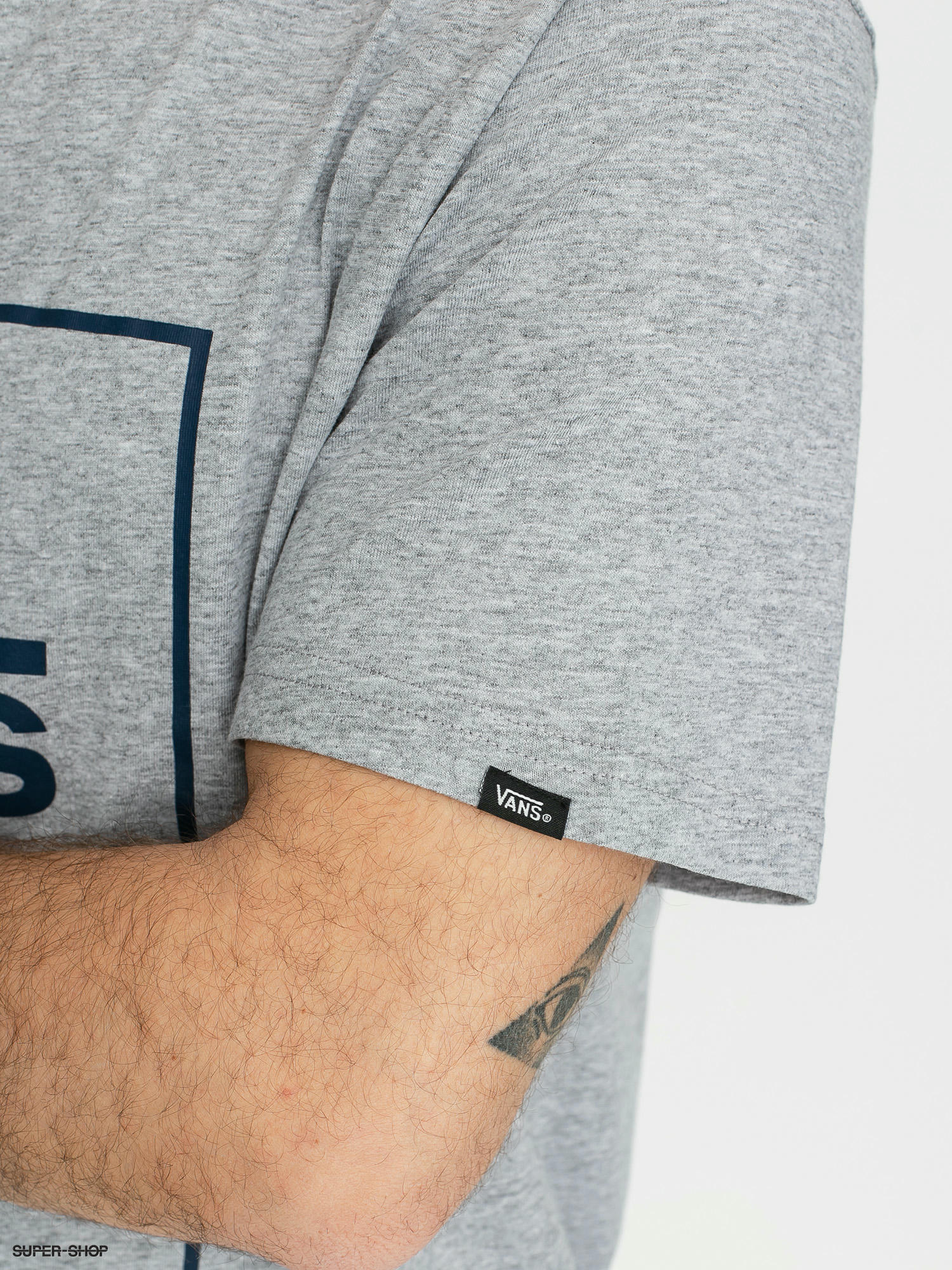 Vans Print Box T-shirt (athletic heather/dress blues)