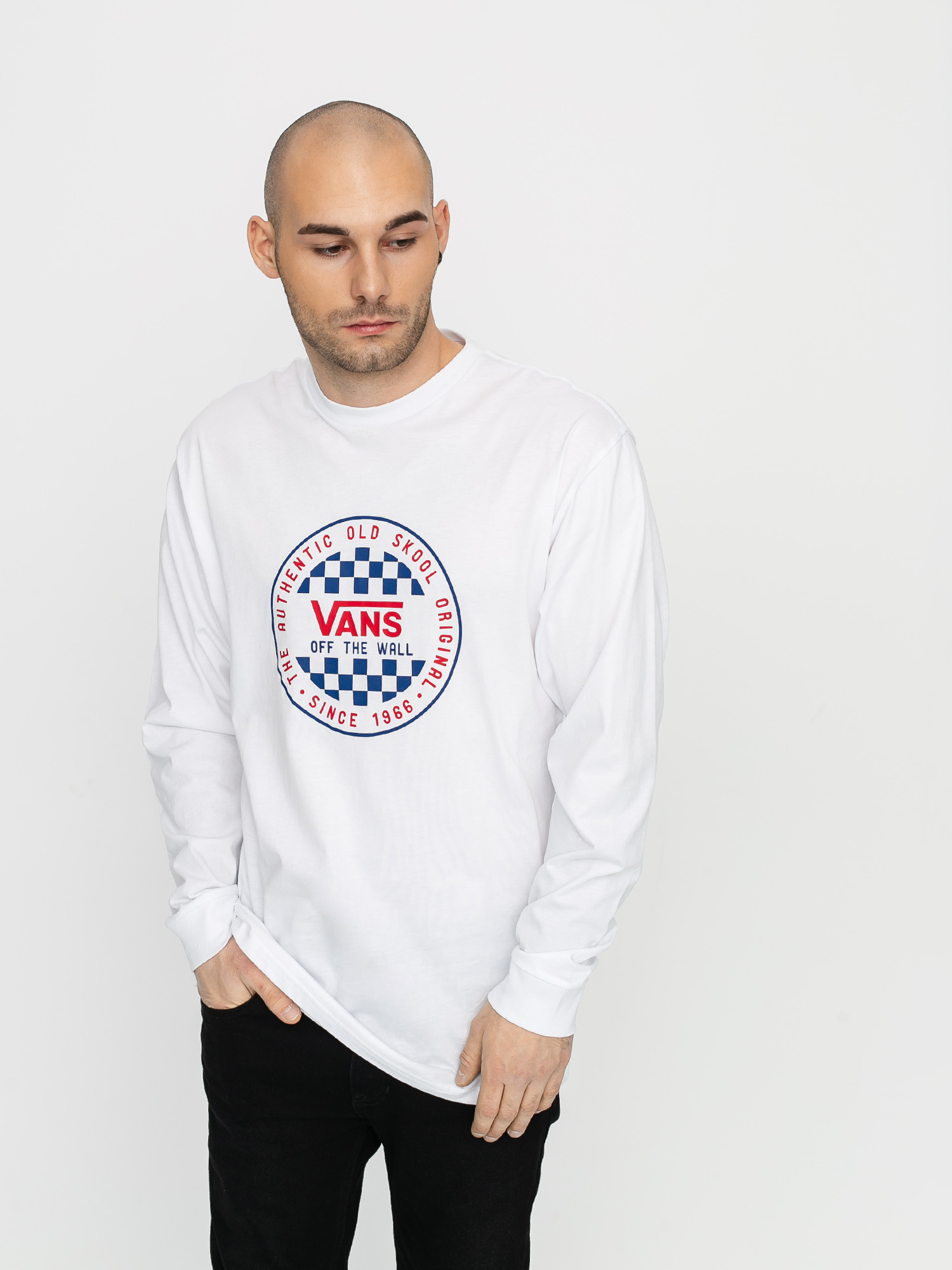 vans checkered long sleeve