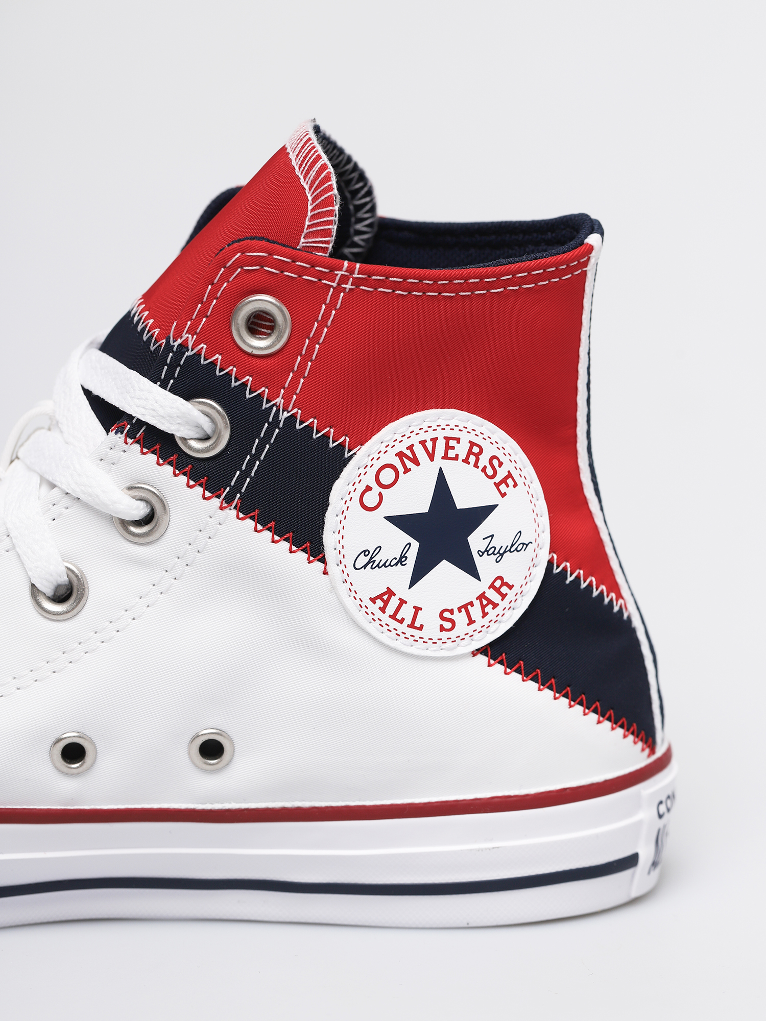 tri color converse high tops