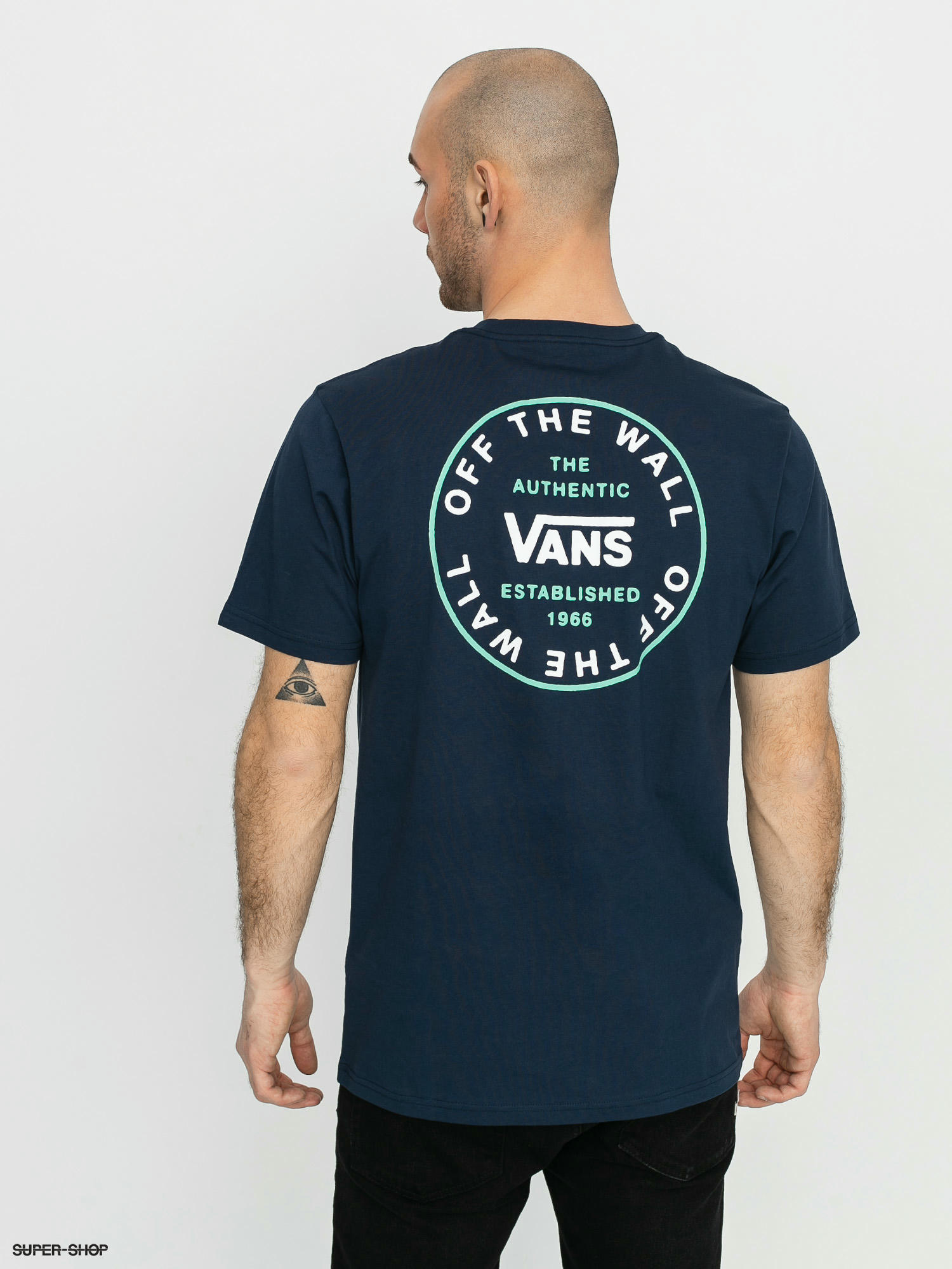 Vans Old Skool Circle T-shirt (dress blues)