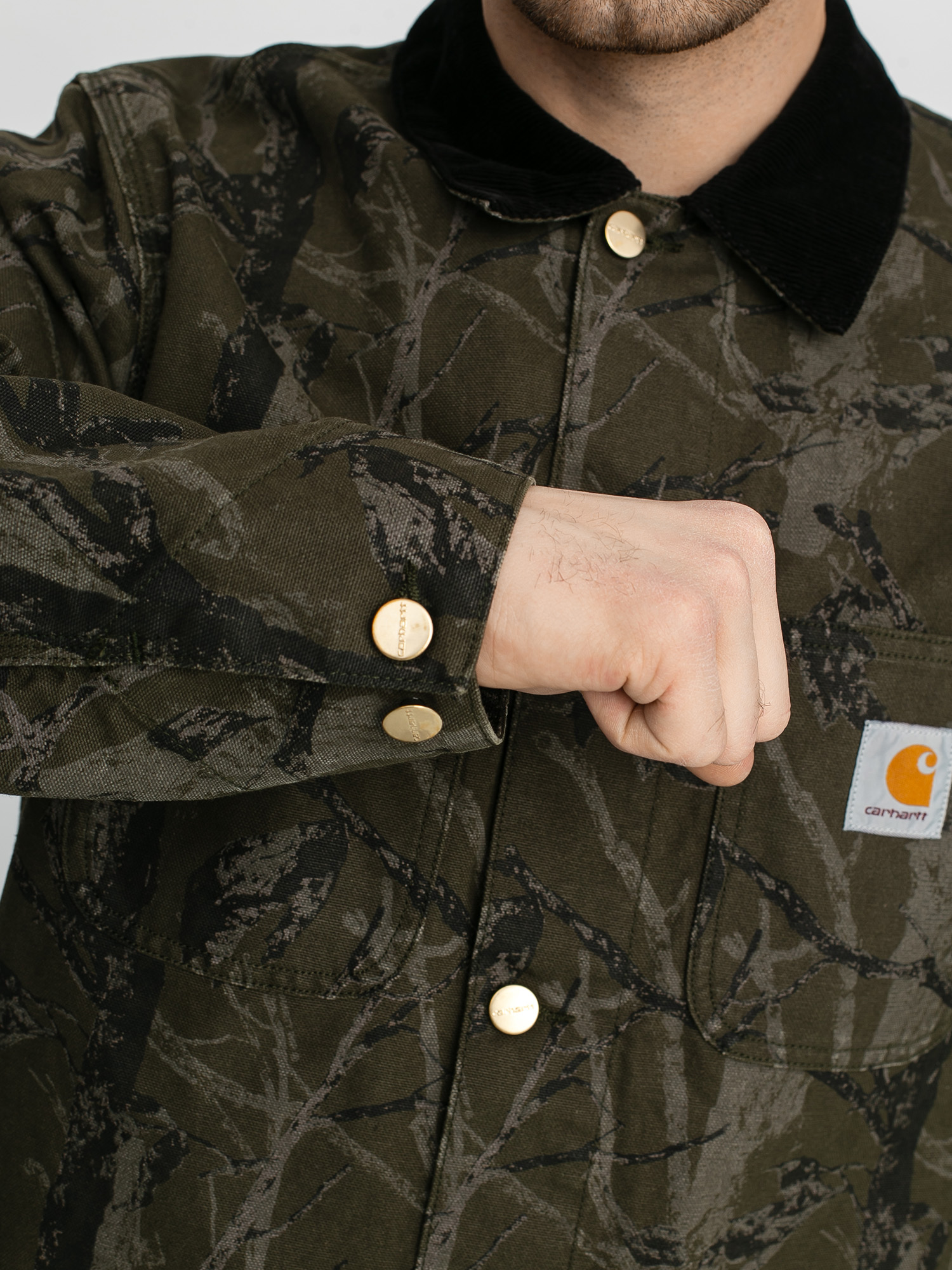 Carhartt WIP Michigan Coat Jacket (camo tree green)