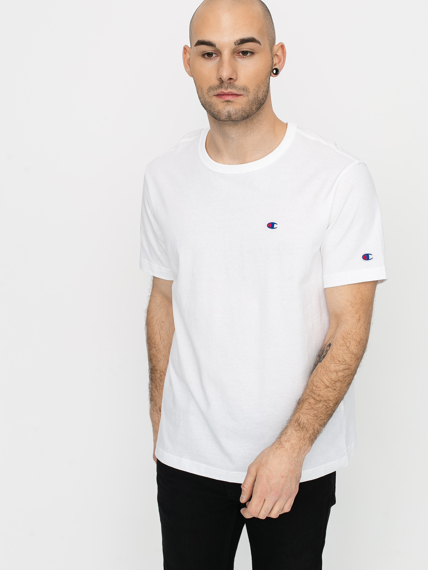 Champion Premium Crewneck 214674 T-shirt (wht)