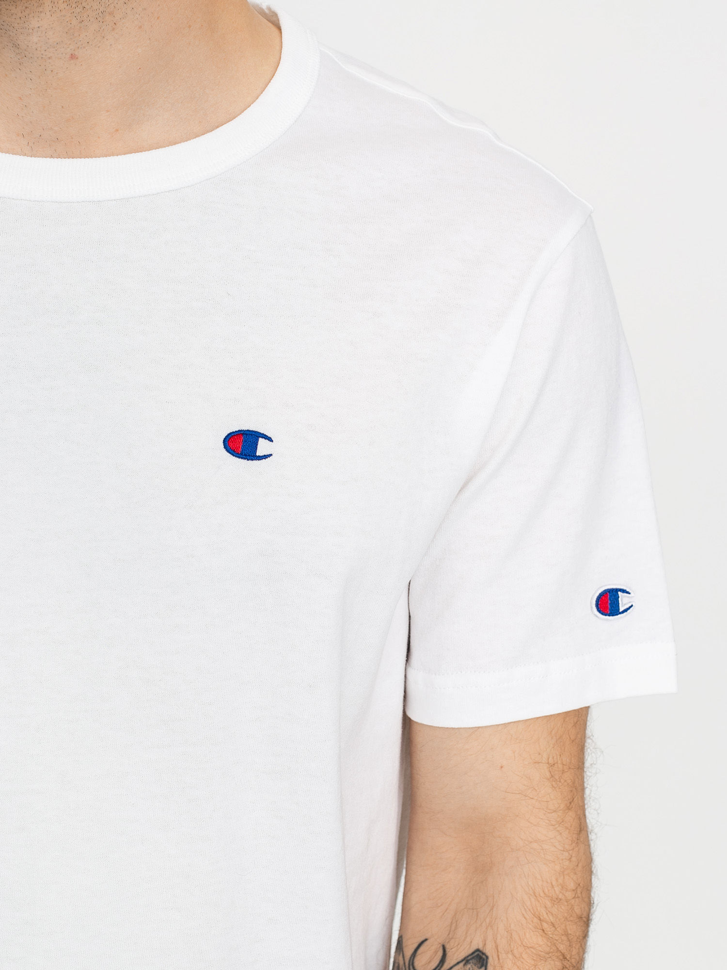 Champion Premium Crewneck 214674 T-shirt (wht)