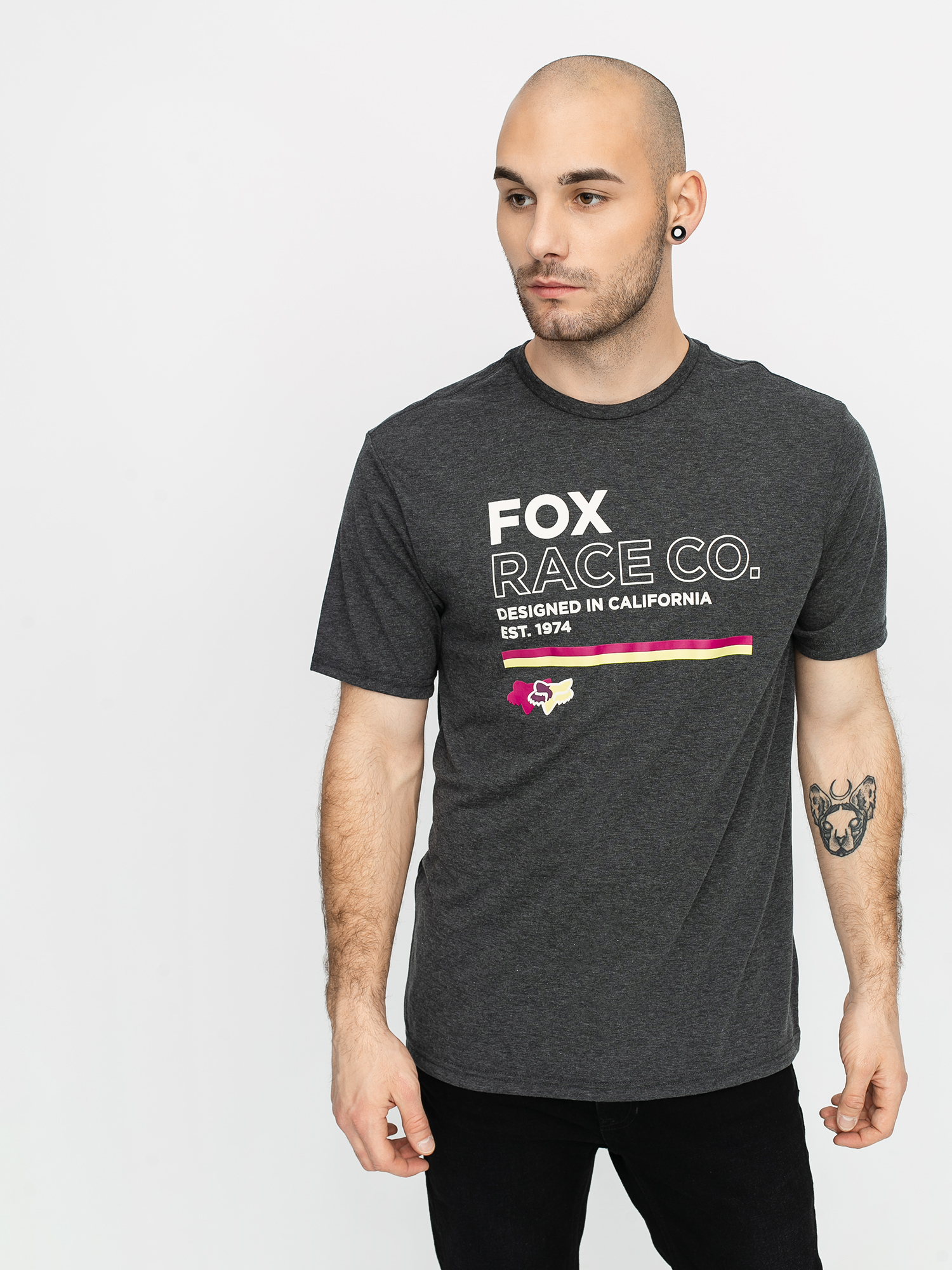 Fox Analog Tech T-shirt (htr blk)