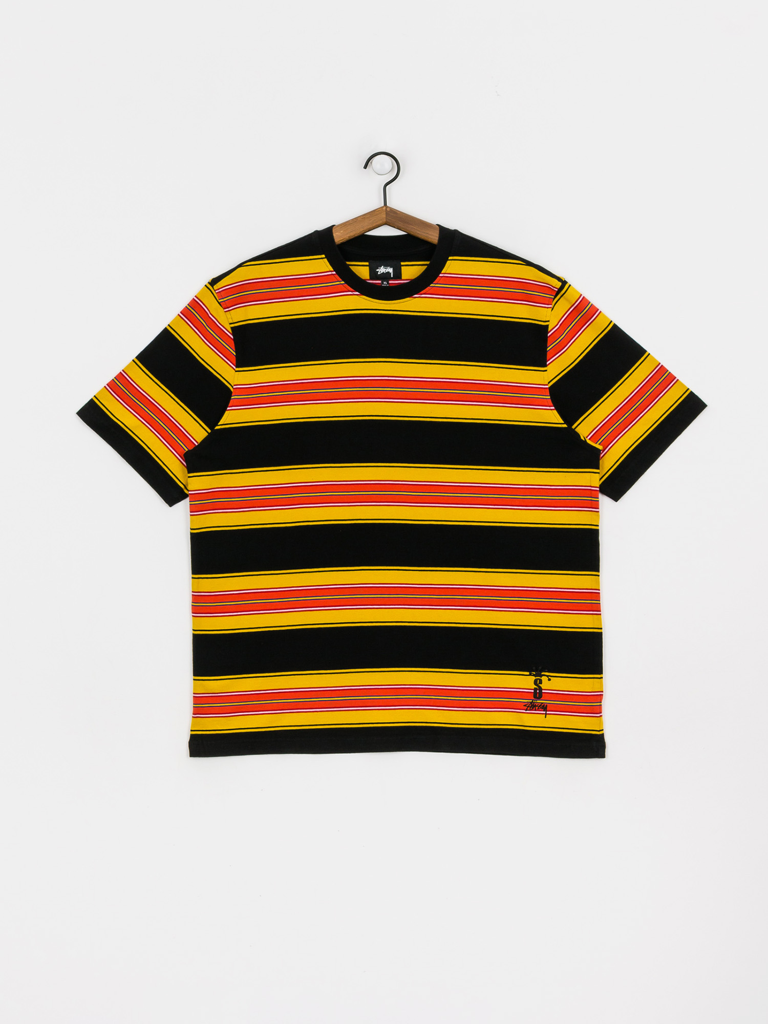 Stussy Multi Stripe T-shirt - multicolor (black)