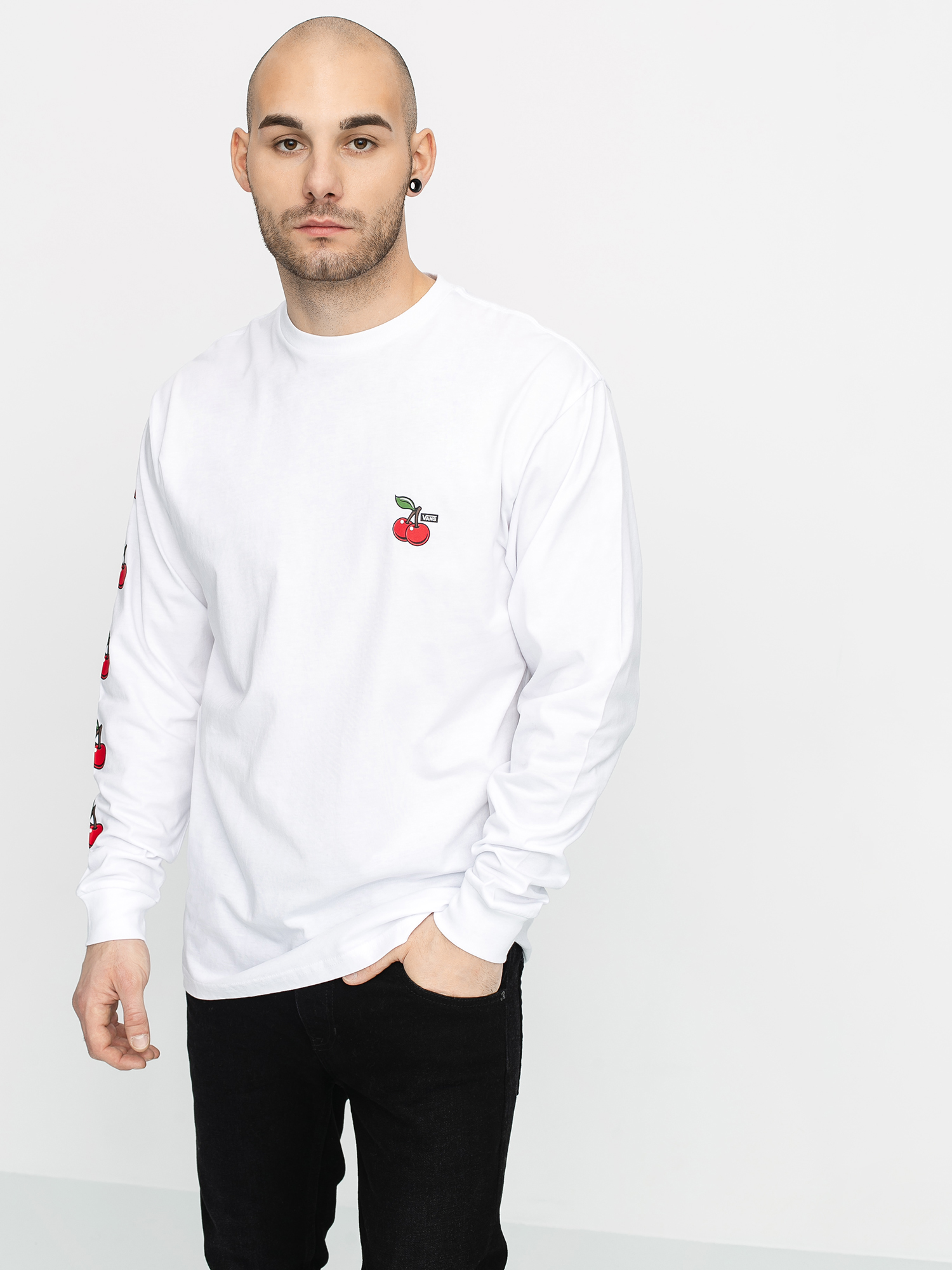 vans cherry long sleeve