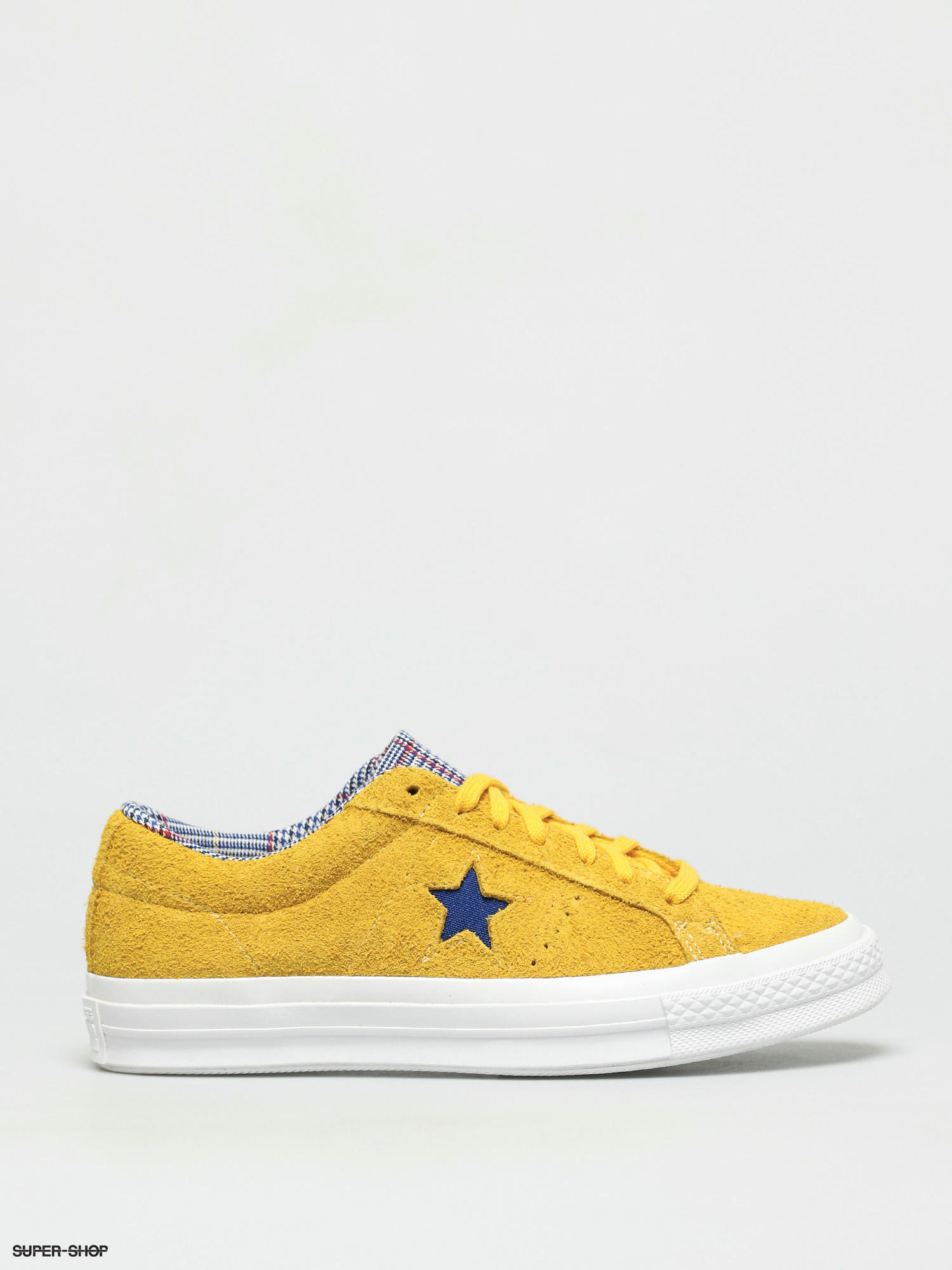 yellow suede converse one star