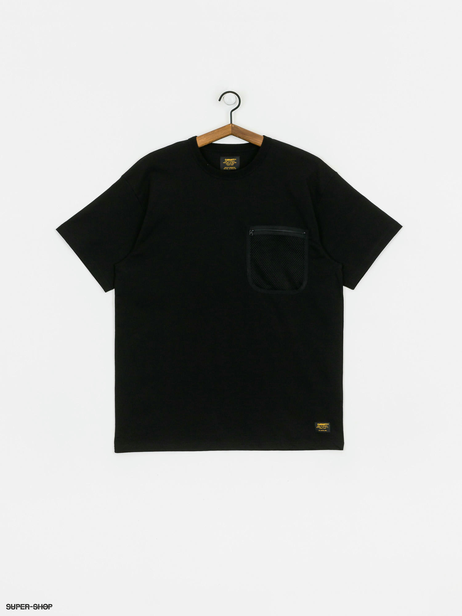 Carhartt WIP Military Mesh Pocket T-shirt (black)