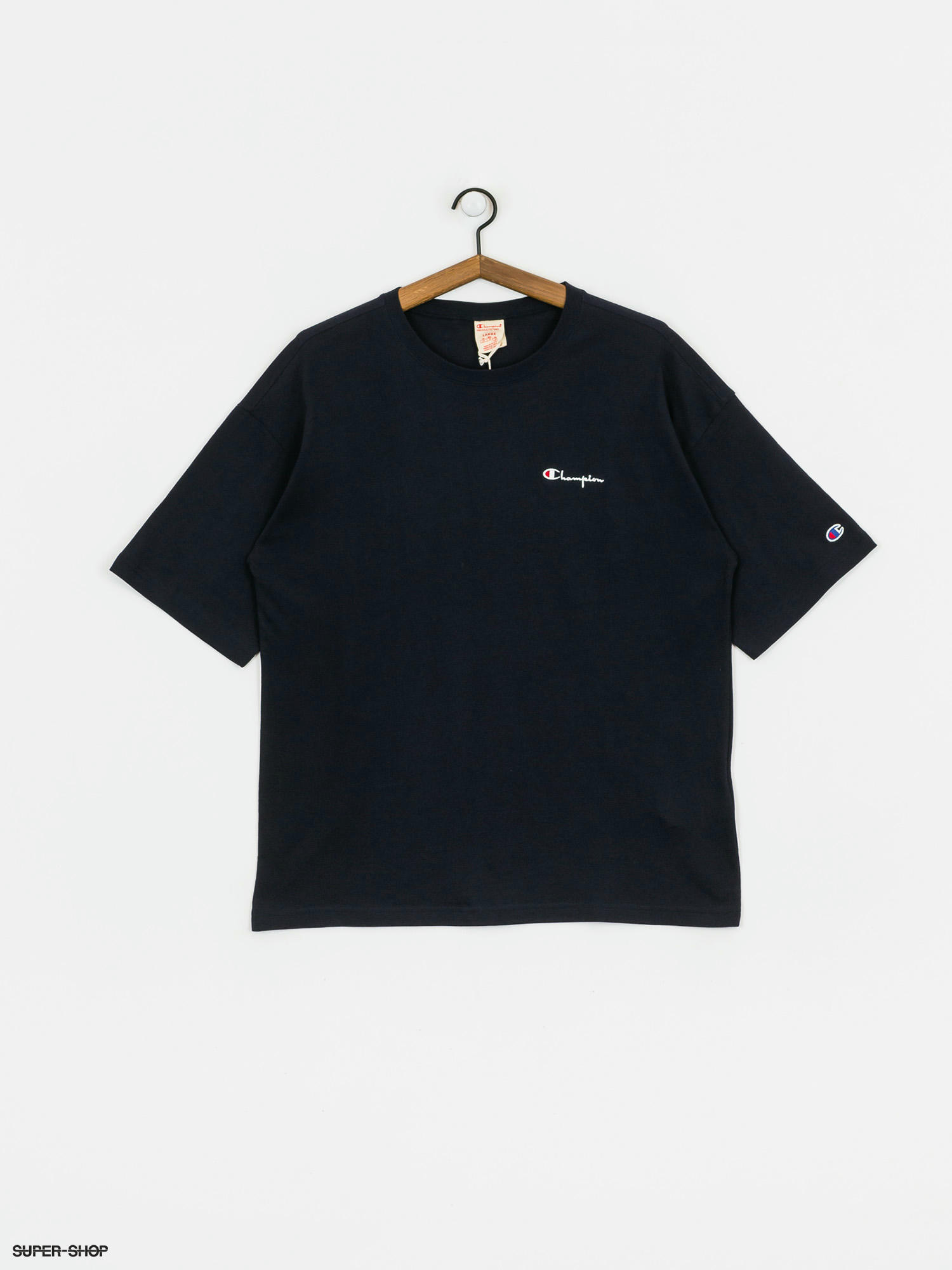 plain black champion shirt