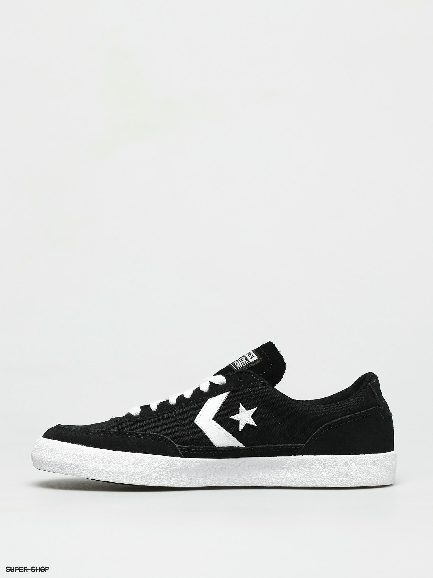 converse suede and leather net star classic black shoes