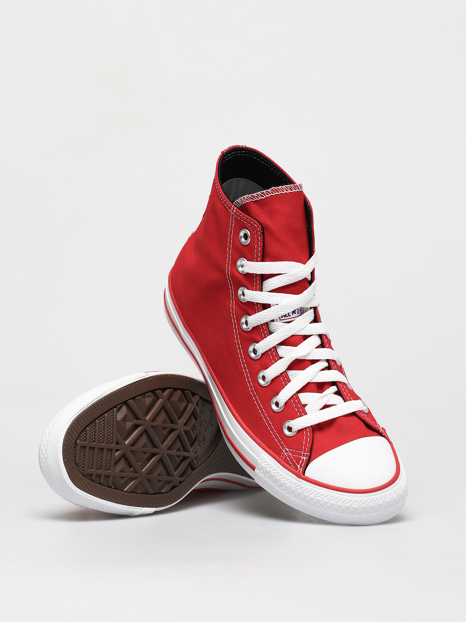 Converse Chuck Taylor All Star Heel Logos Hi Chucks (medium red)