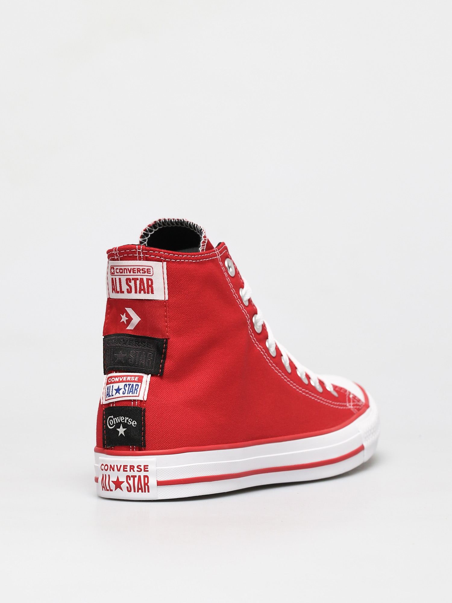 Converse Chuck Taylor All Star Heel Logos Hi Chucks (medium red)