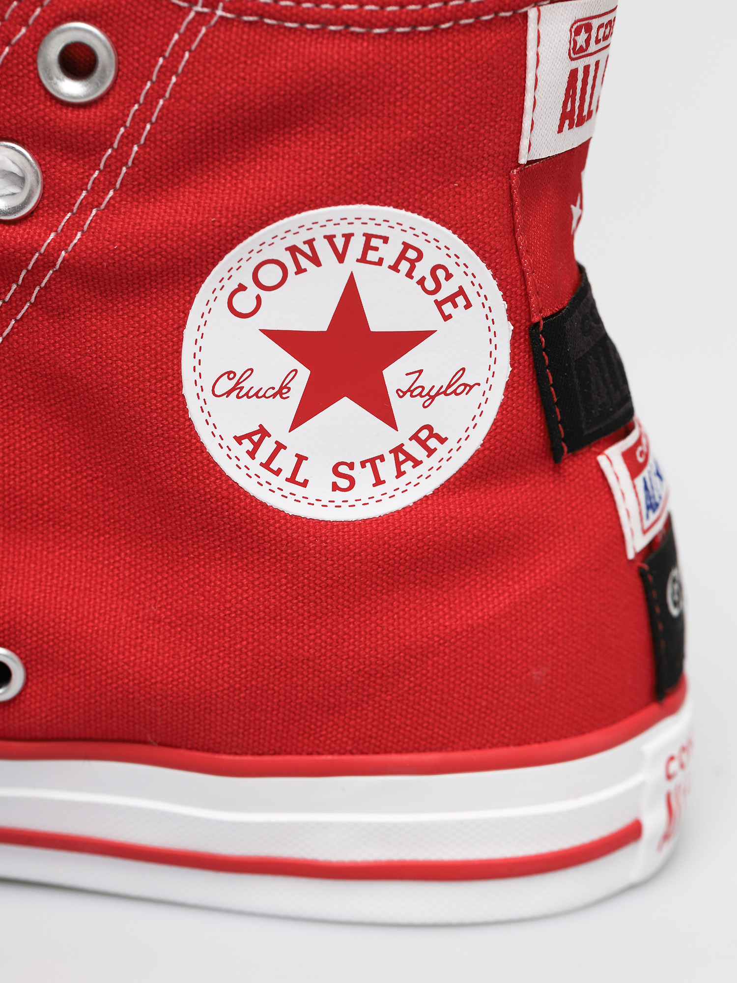 Converse Chuck Taylor All Star Heel Logos Hi Chucks (medium red)