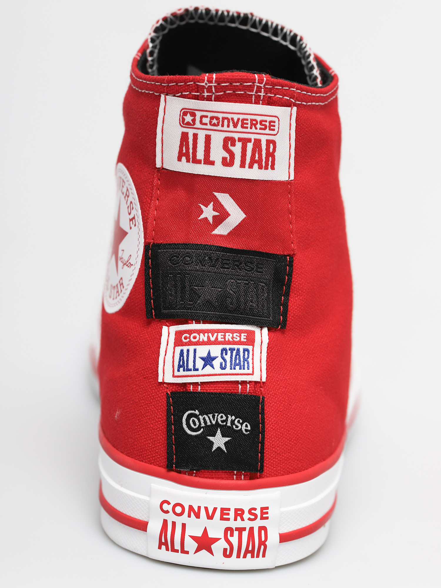Converse Chuck Taylor All Star Heel Logos Hi Chucks (medium red)