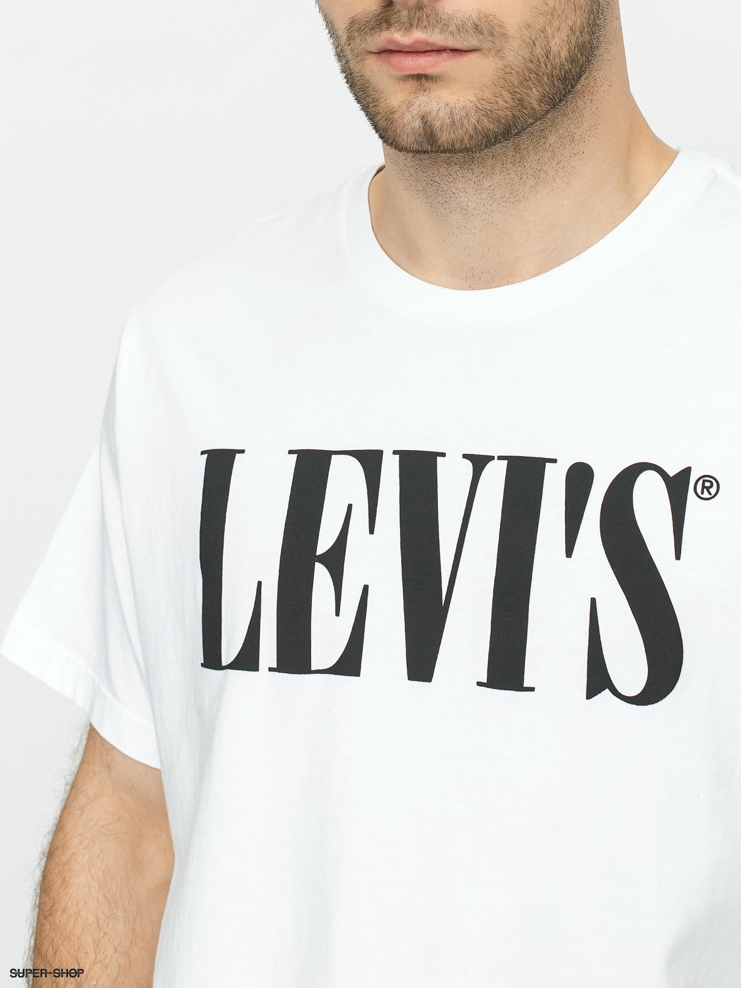 levi's serif logo t shirt