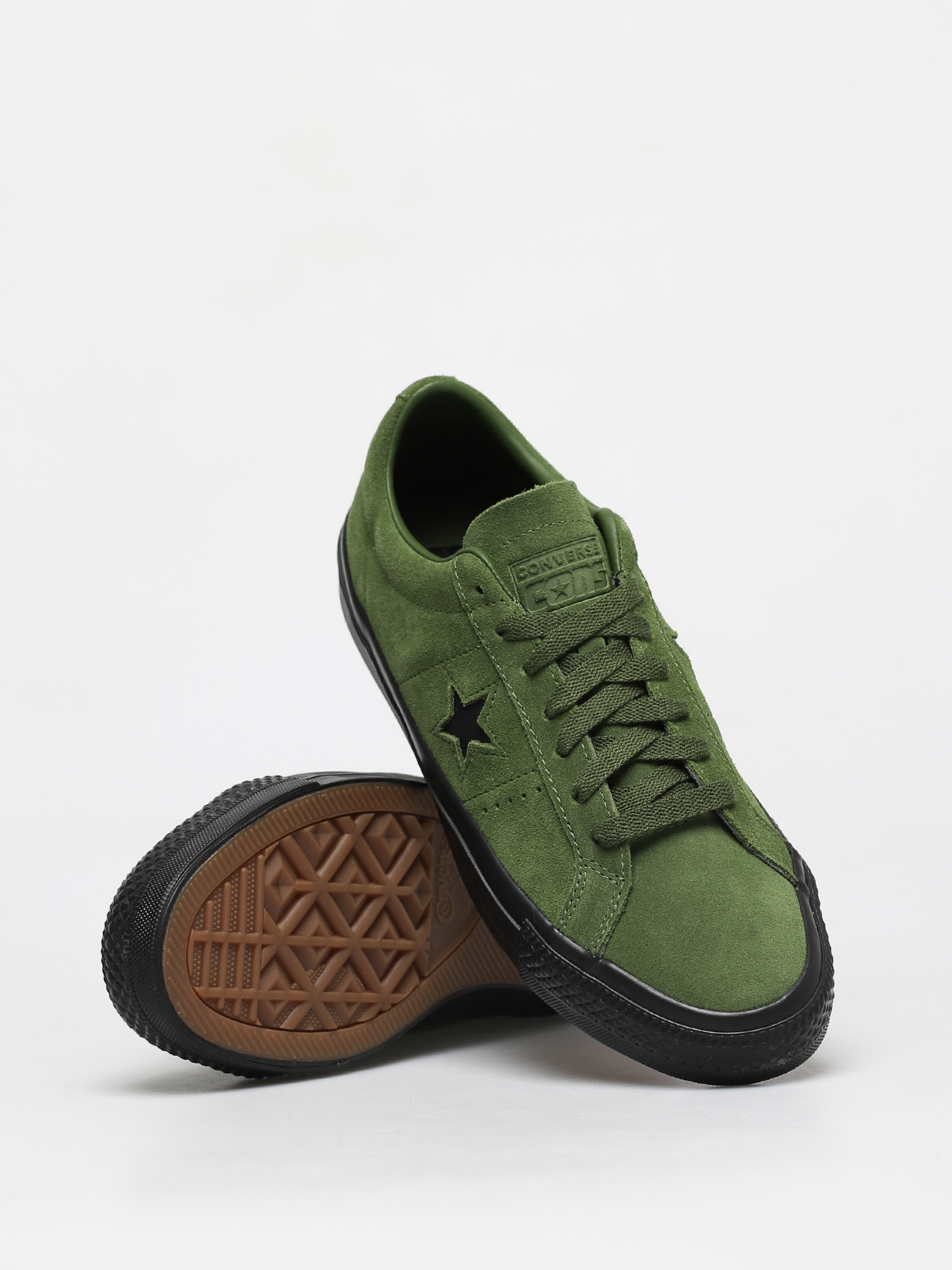 Converse One Star Pro Ox Chucks (hunter green/black)