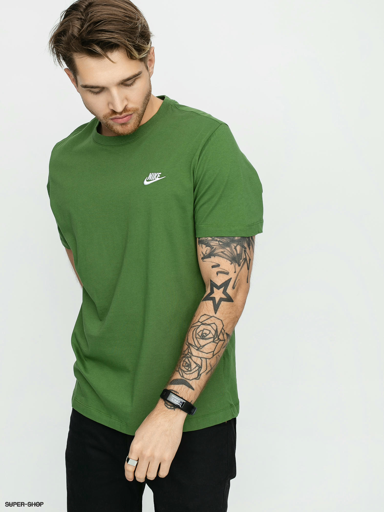 treeline green nike shirt