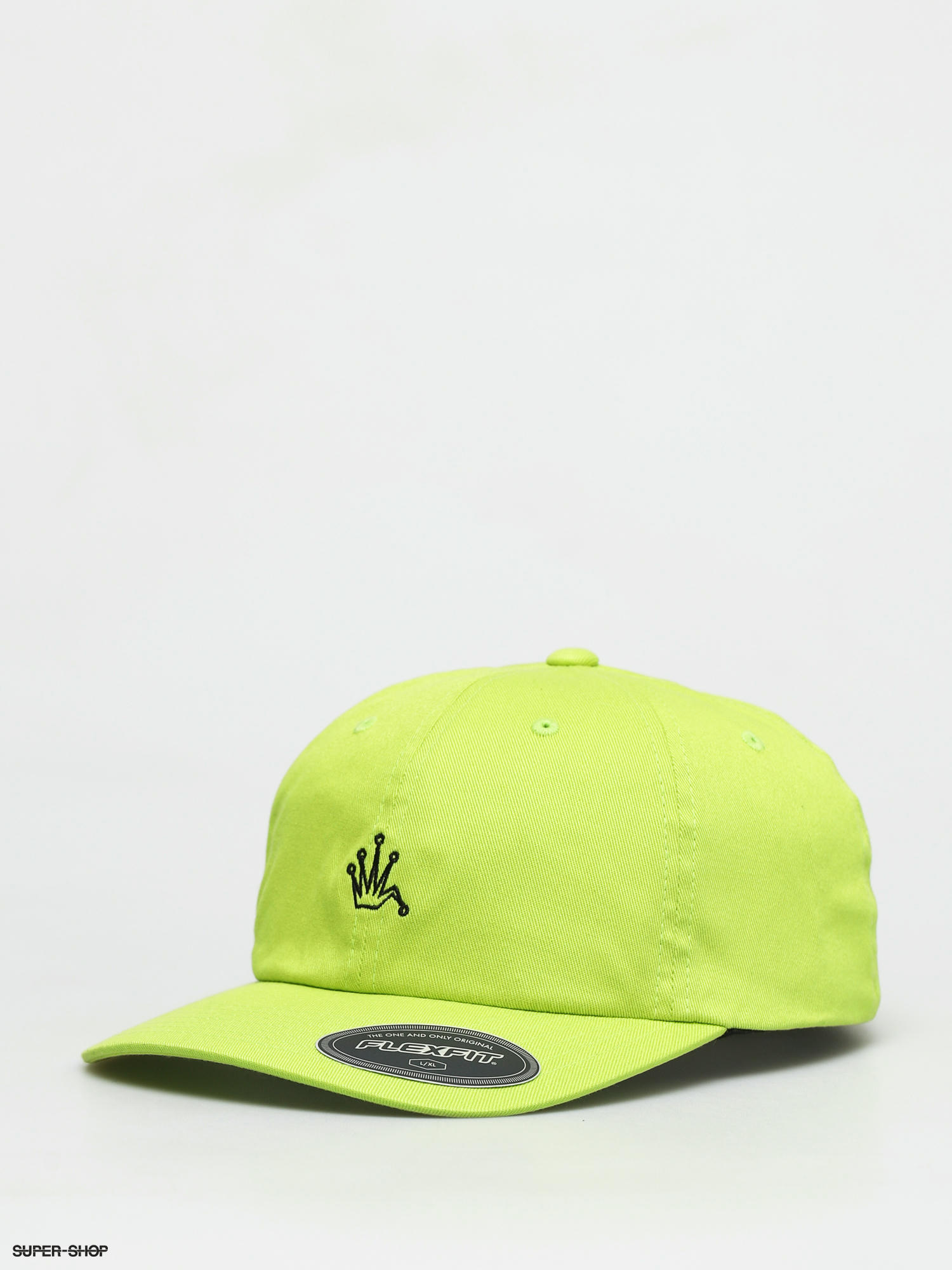 Stussy Bent Crown Fitted Low ZD Cap (lime)