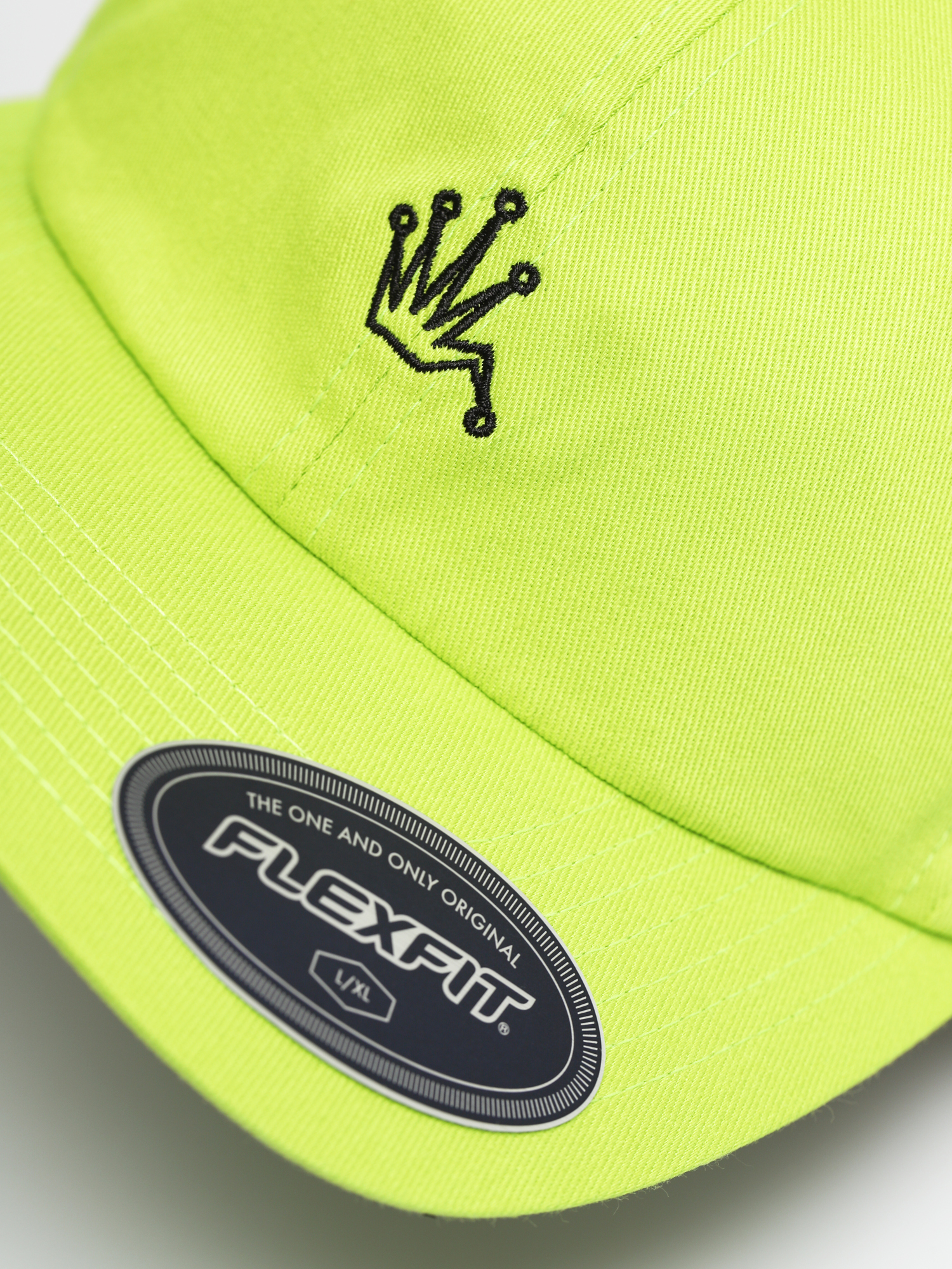Stussy Bent Crown Fitted Low ZD Cap (lime)