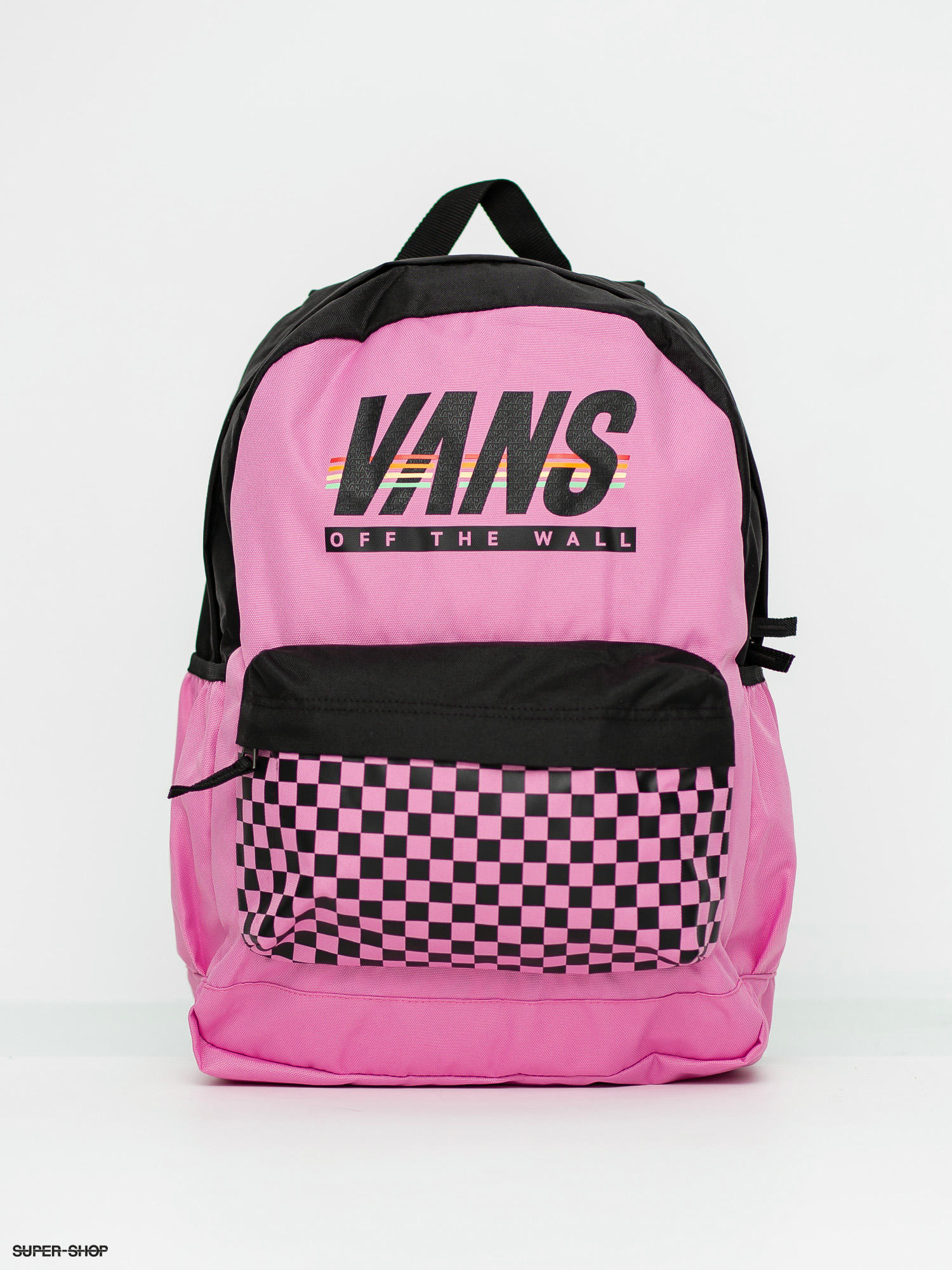 vans off the wall pink backpack