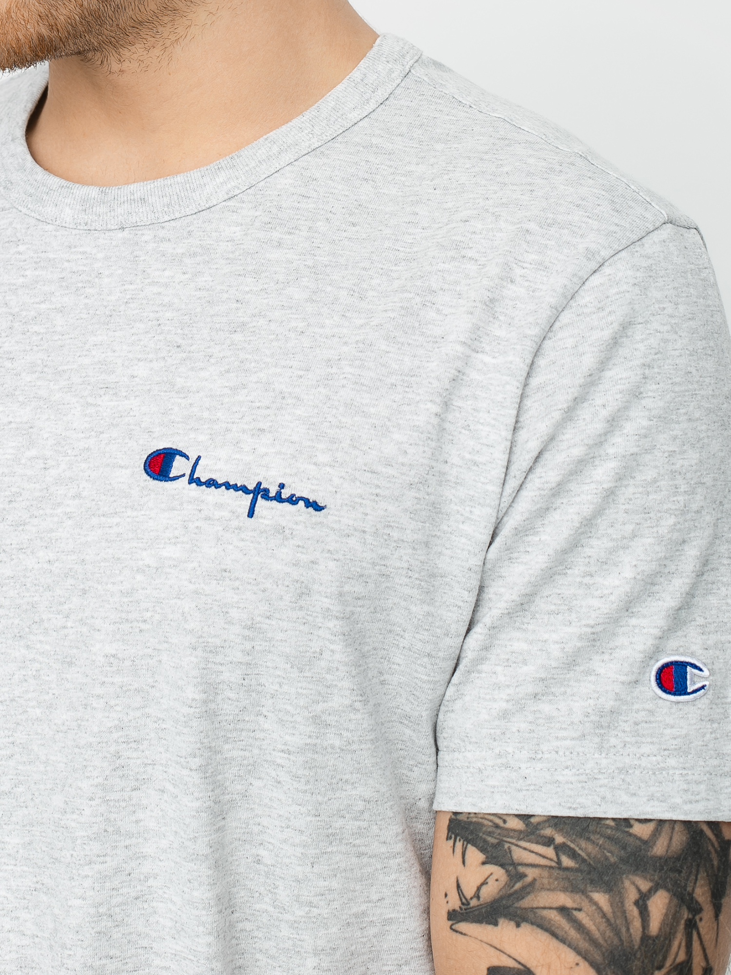champion tee grey