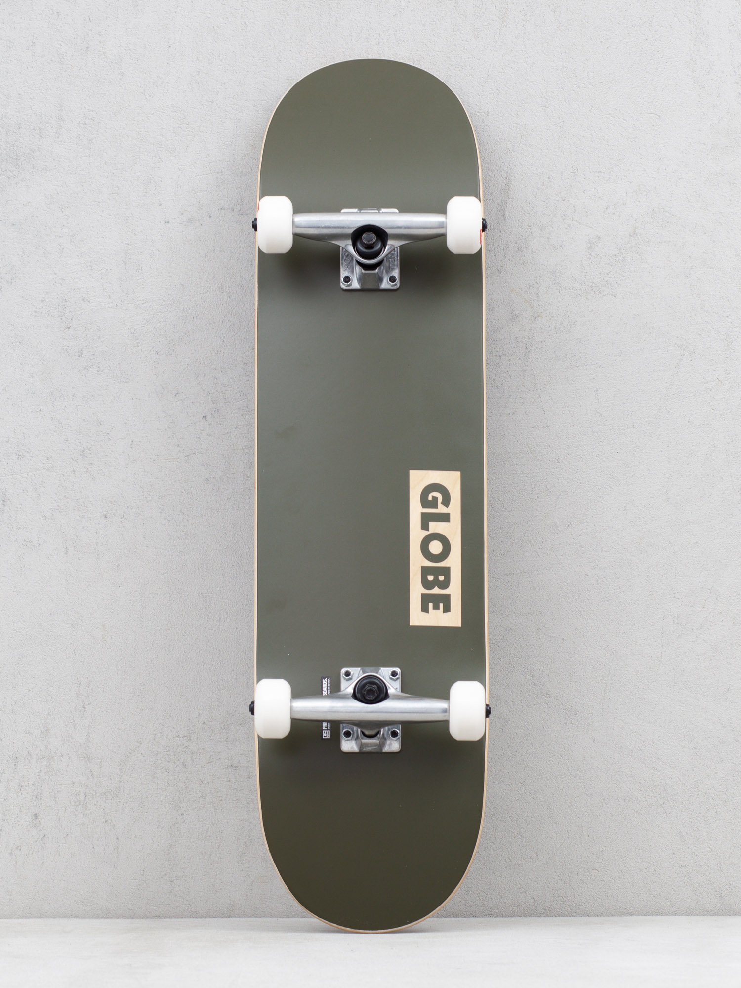 Globe Goodstock Skateboard (fatigue green)