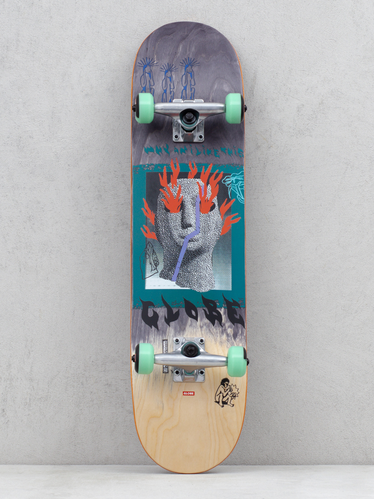 Globe G1 Firemaker Skateboard (black/natural)