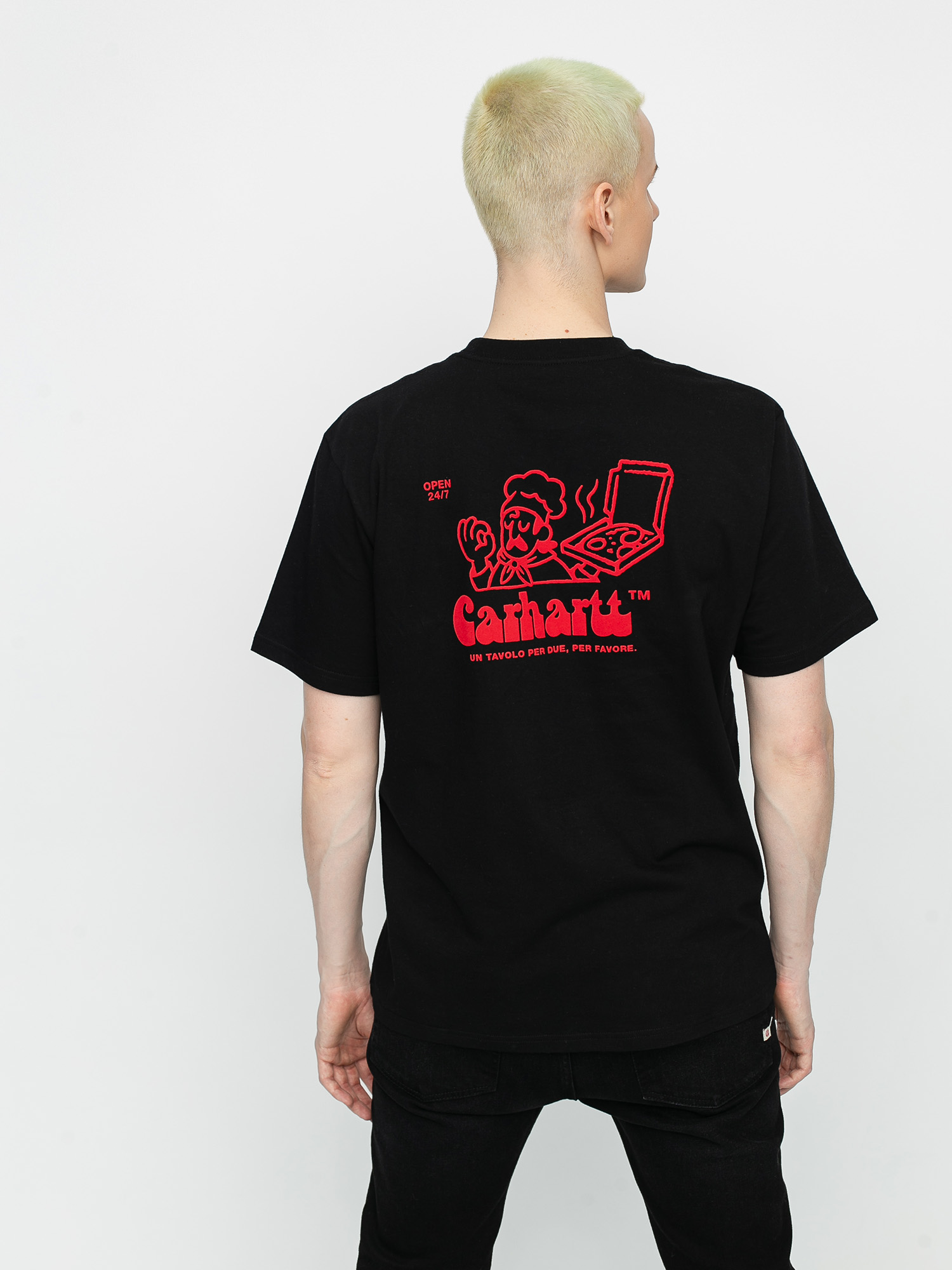 Carhartt WIP Bene T-shirt black (black/red)