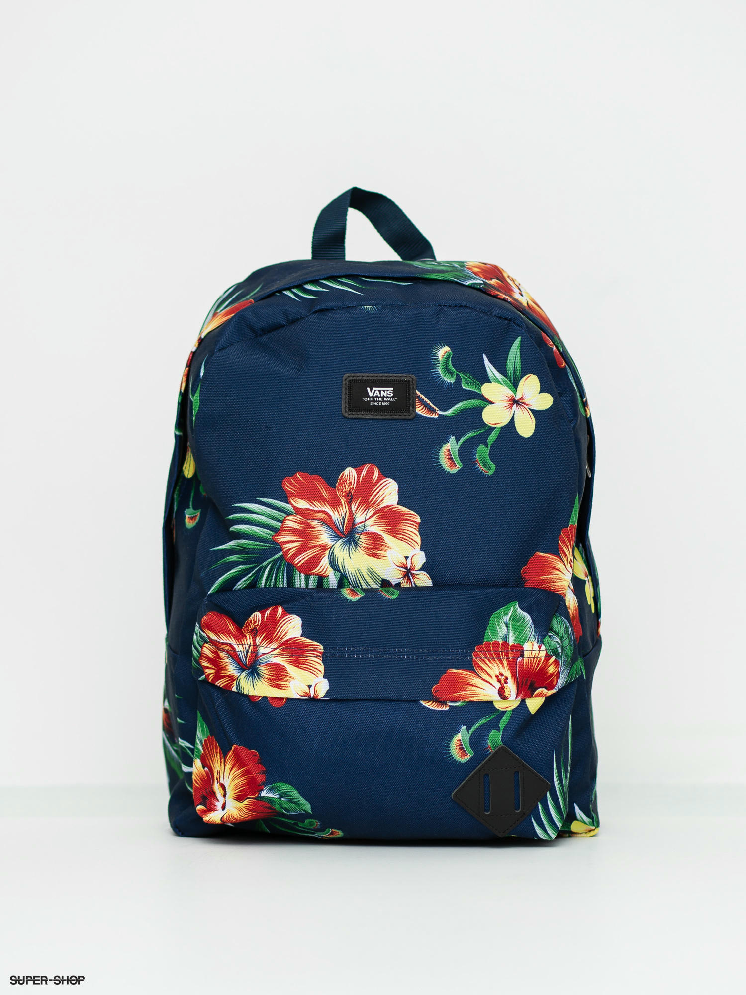 Vans blue shop floral backpack