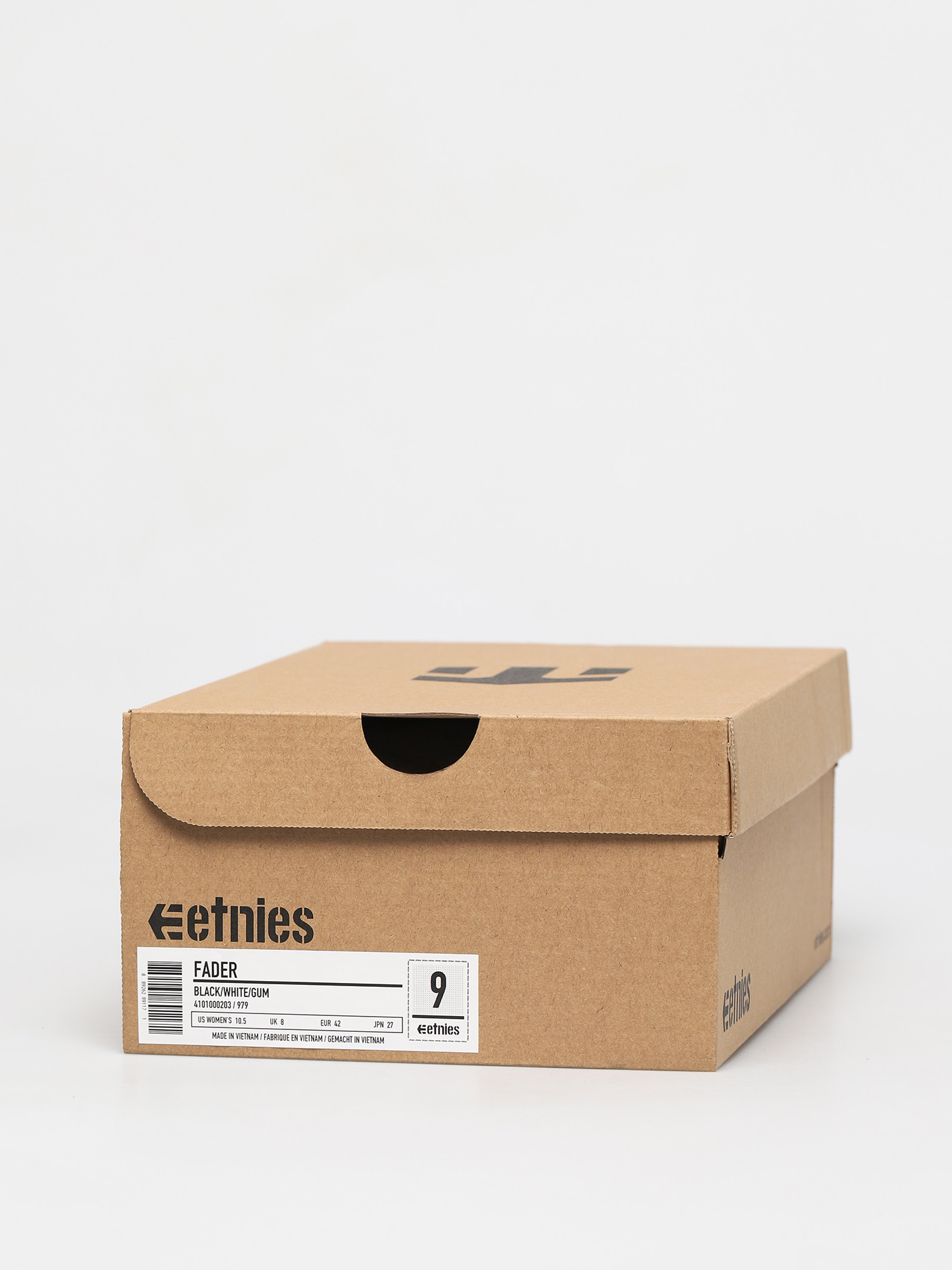 Etnies Fader Shoes (black/white/gum)