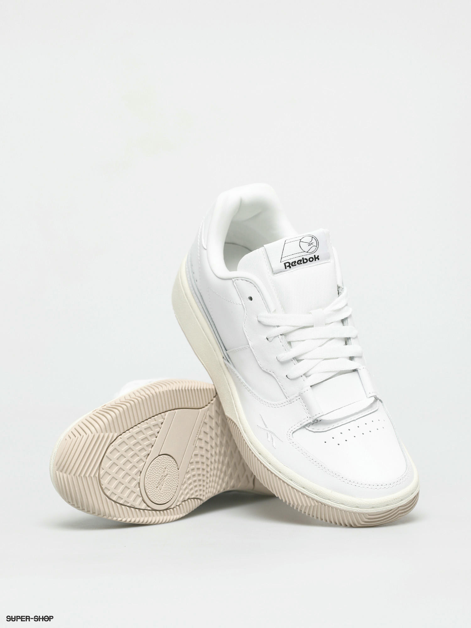 Reebok Dual Court Shoes white chalk stucco