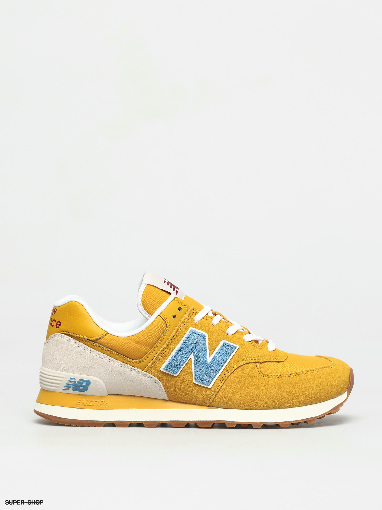 New Balance 574 Shoes (yellow/blue)