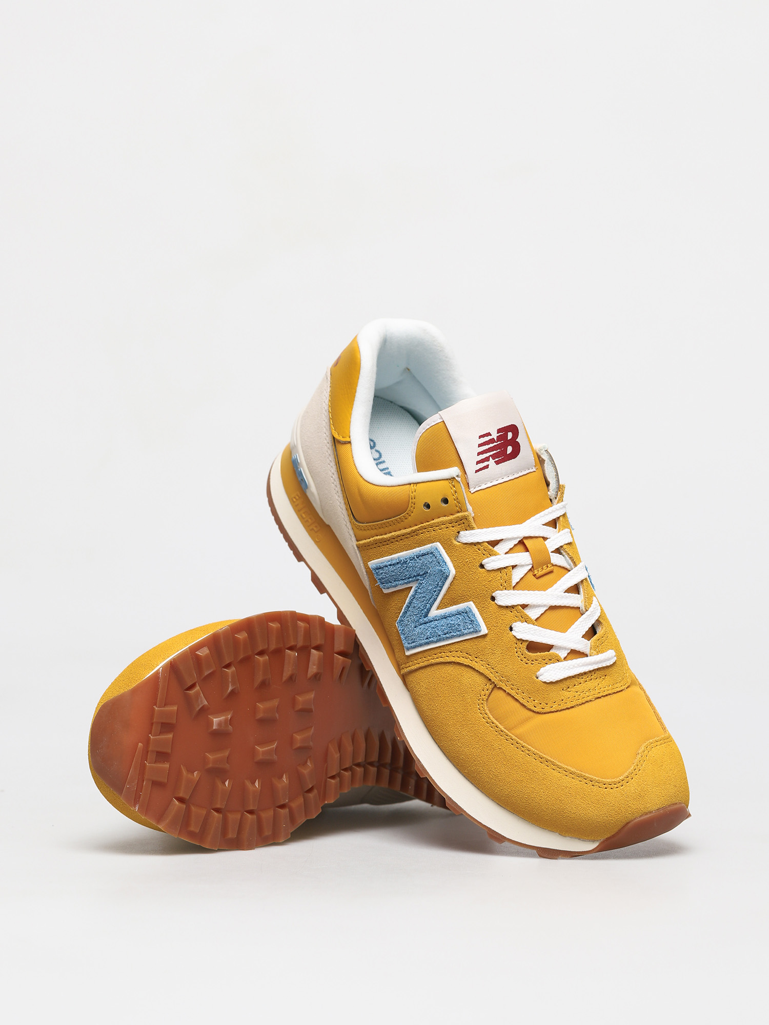 New Balance 574 Shoes (yellow/blue)