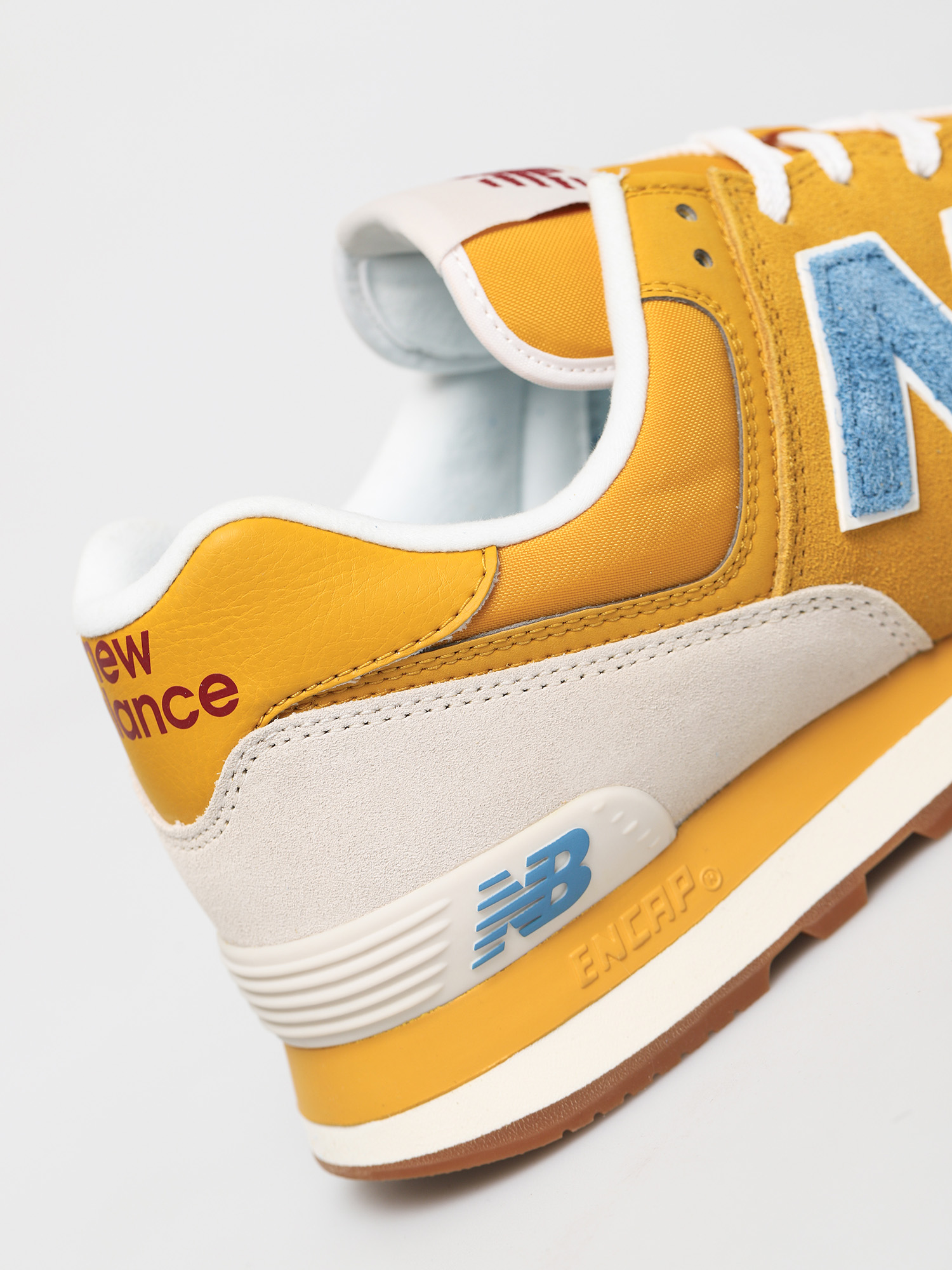 New Balance 574 Shoes (yellow/blue)
