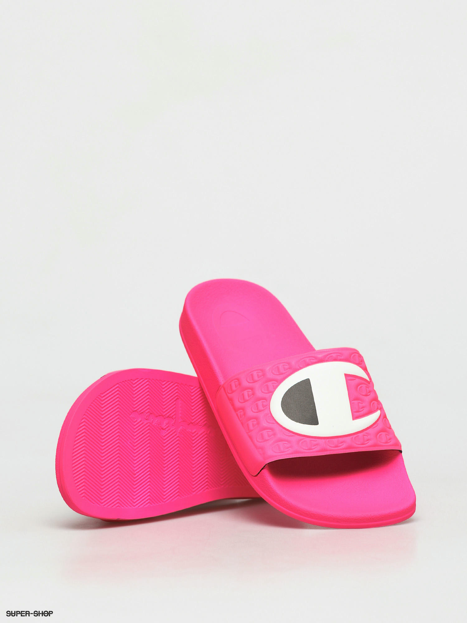 champion flip flops pink