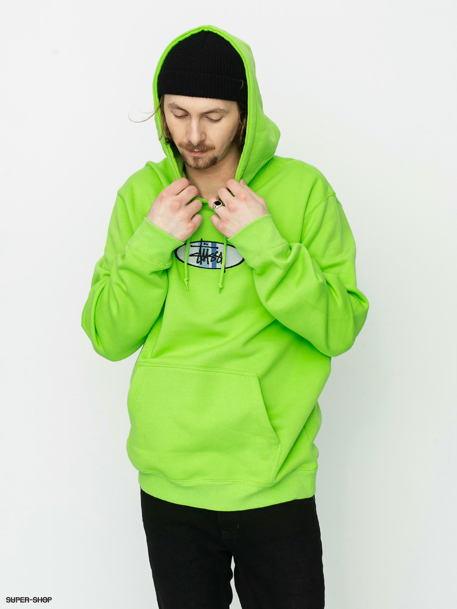 Stussy 2 Bar App HD Hoodie (green)