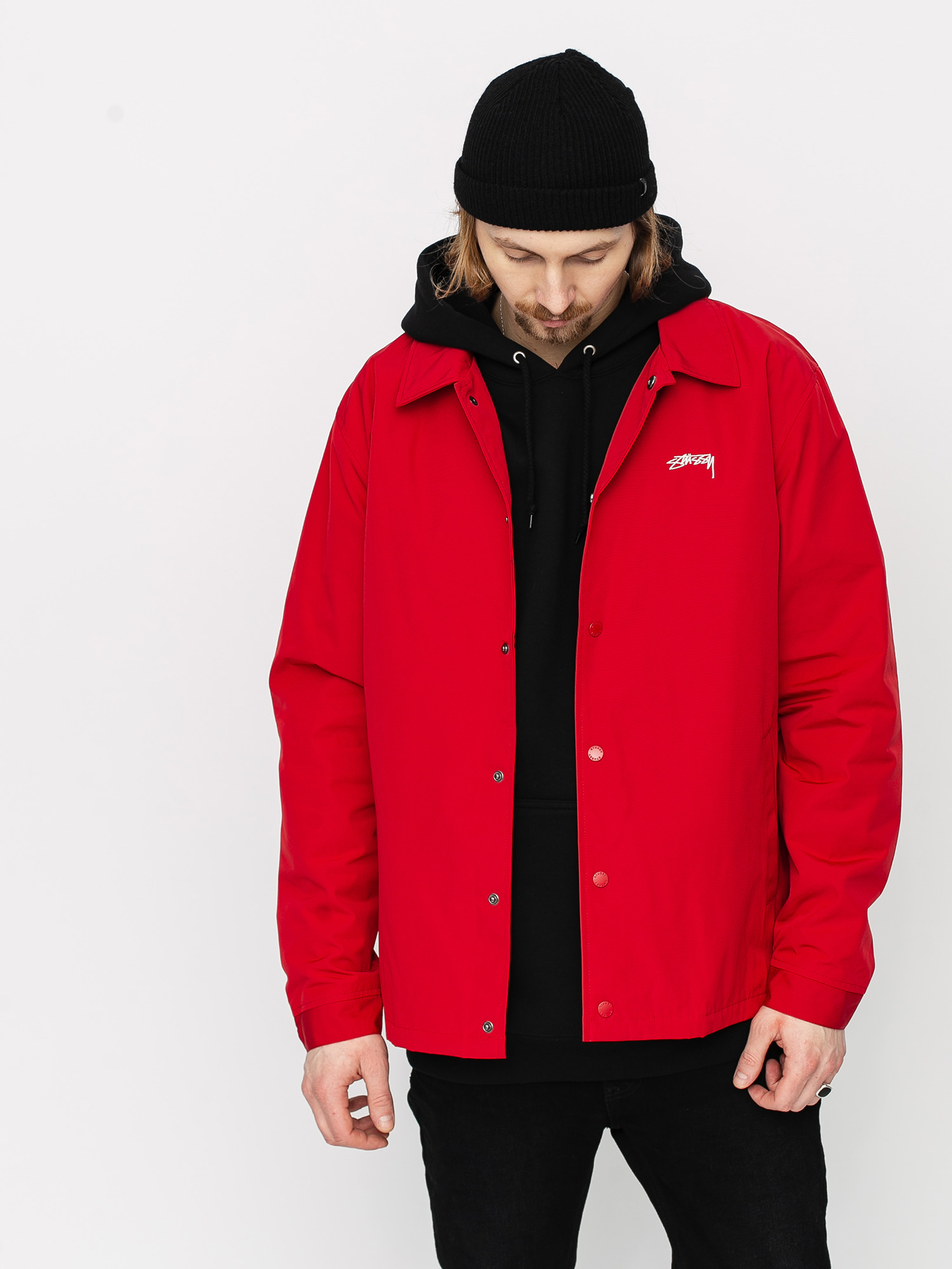 Stussy Classic Coach Jacket (burnt red)
