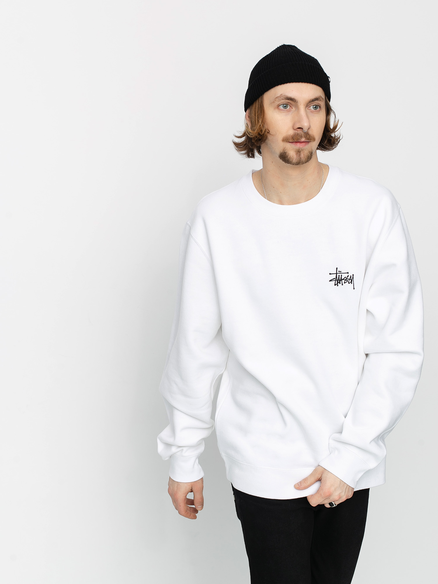 Stussy Basic Sweatshirt (white)