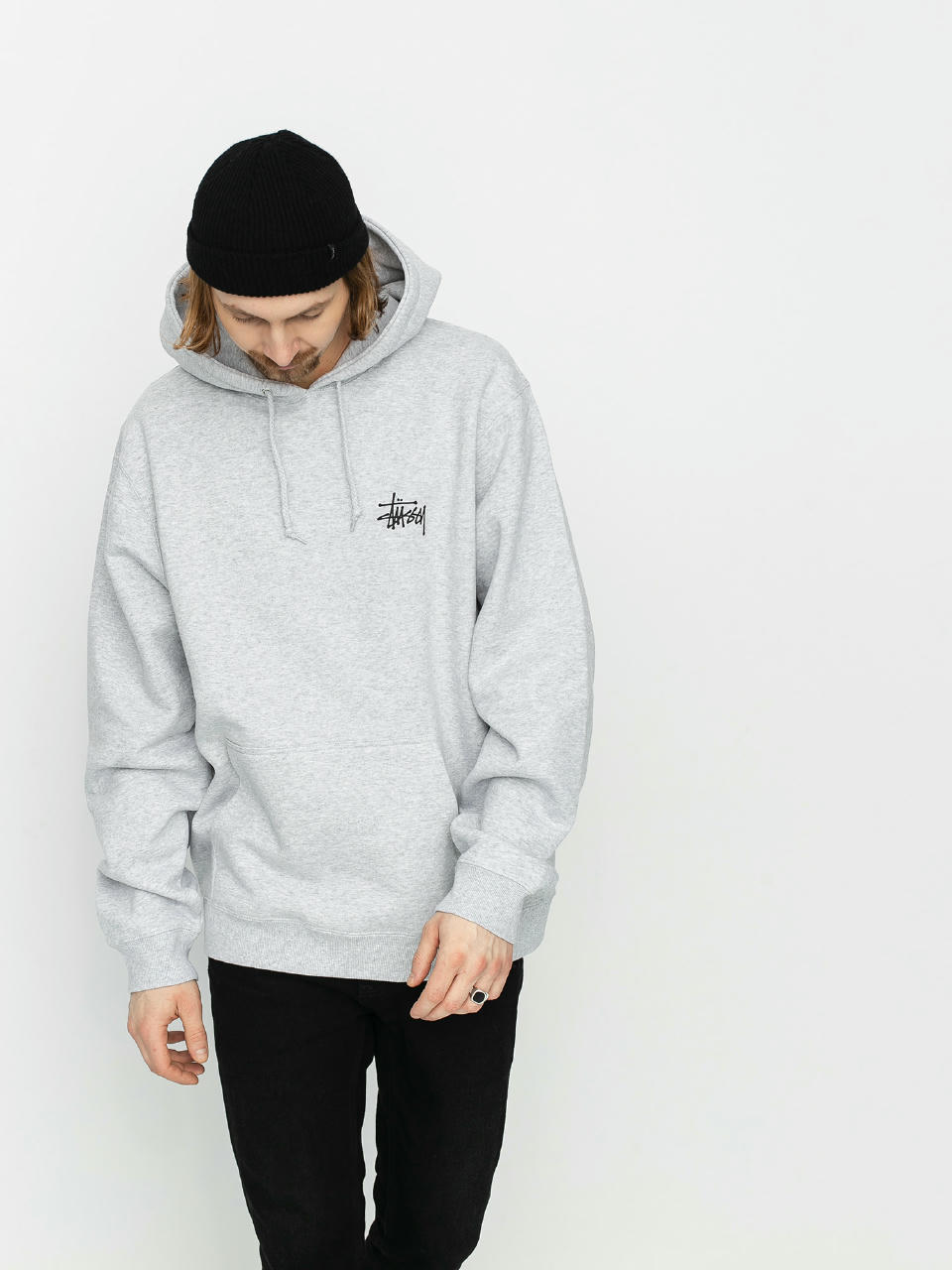 Stussy Basic HD Hoodie (ash heather)