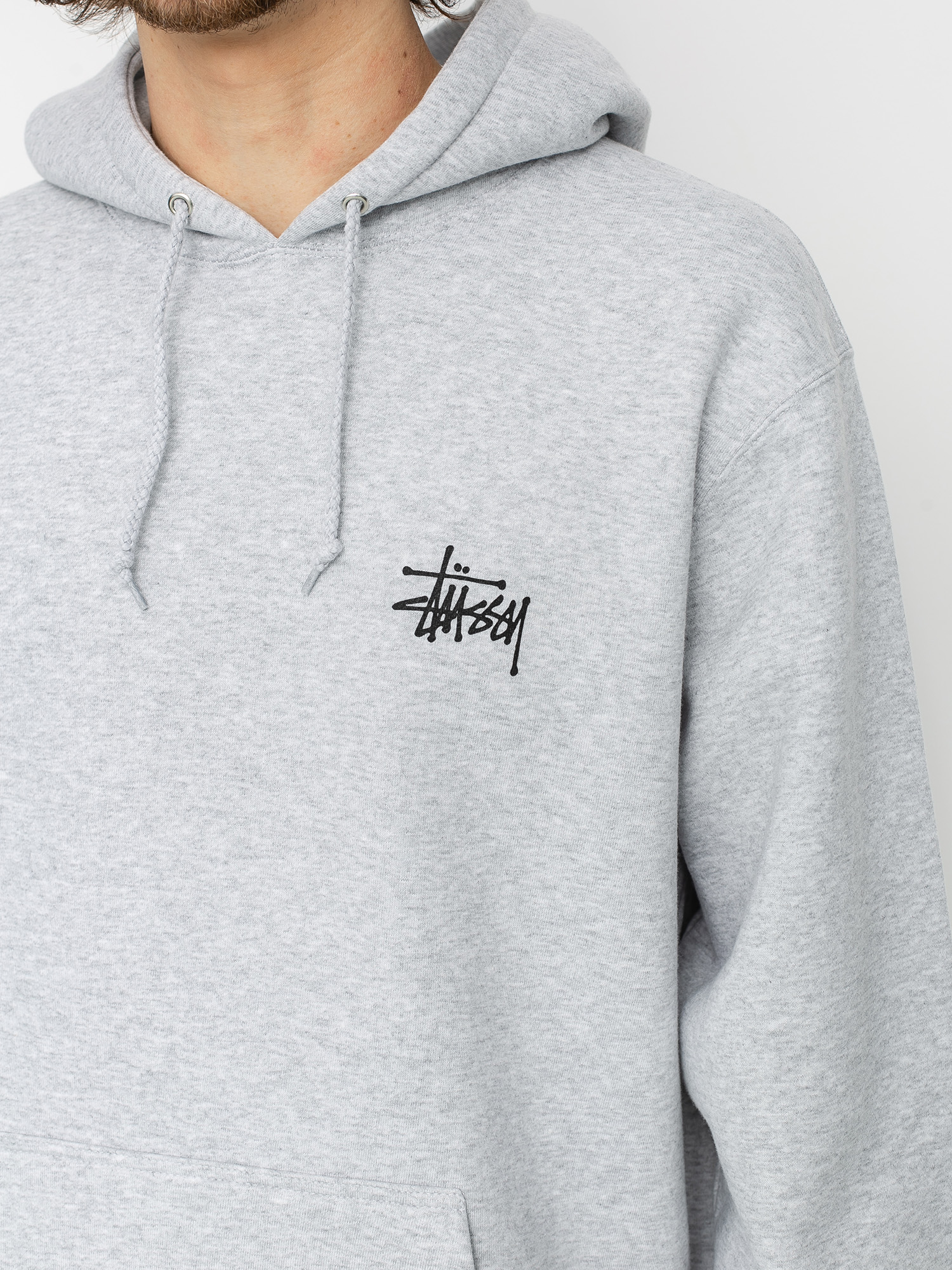 Stussy Basic HD Hoodie (ash heather)