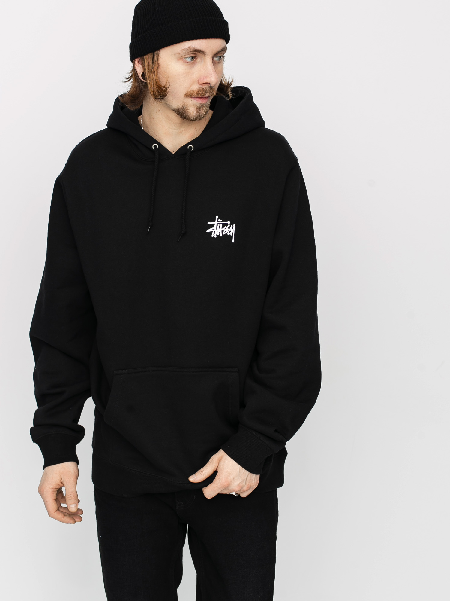 Stussy Basic HD Hoodie - black (black)