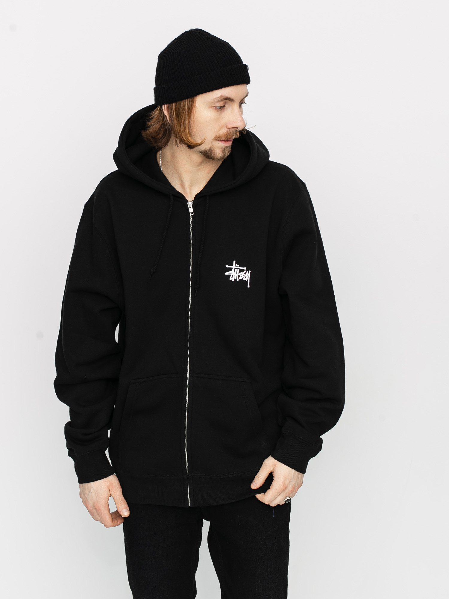 Stussy Basic ZHD Hoodie (black)