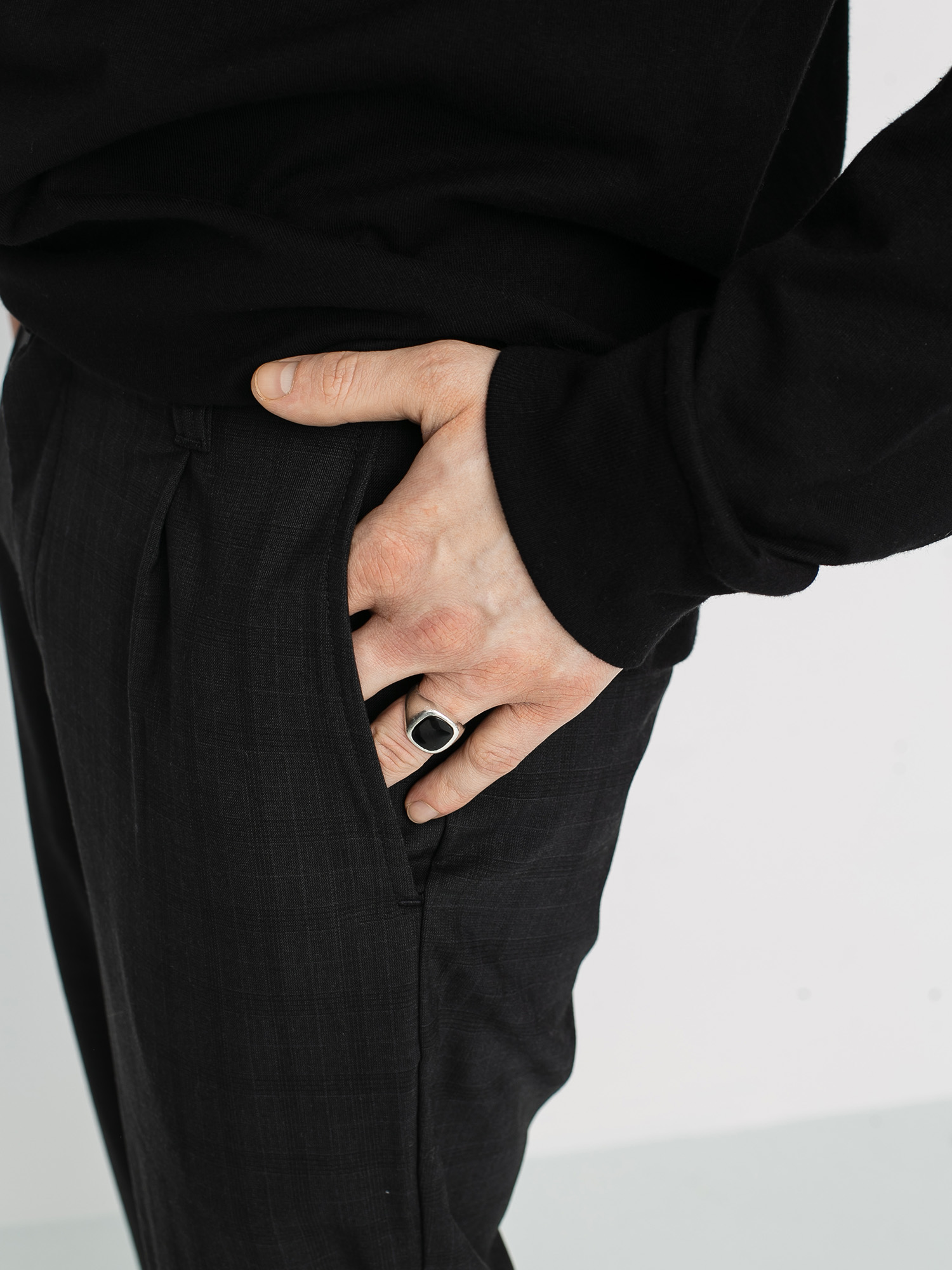 Carhartt WIP Taylor Pants - black (armstrong check black)