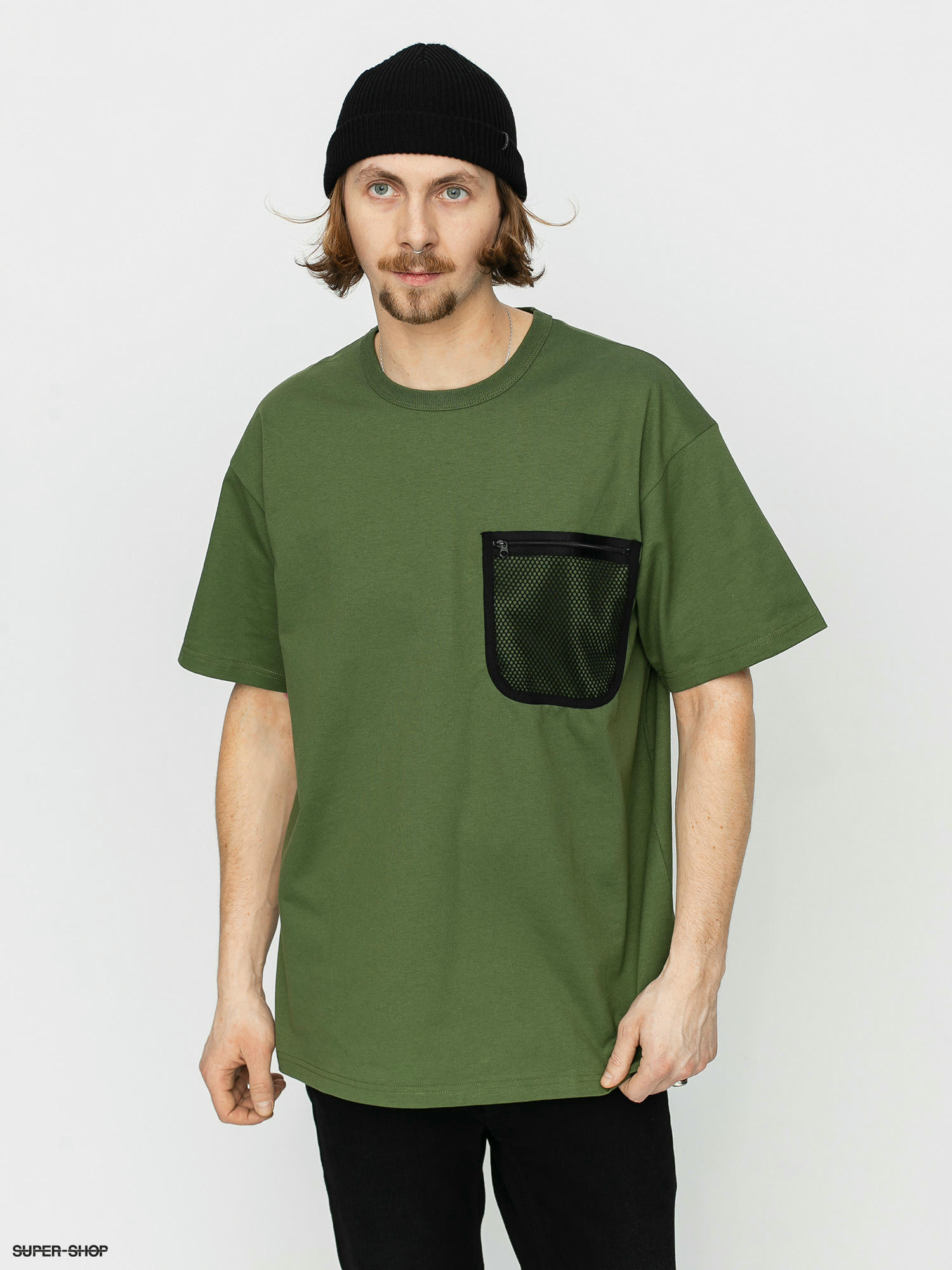 Carhartt WIP Military Mesh Pocket T-shirt (dollar green)