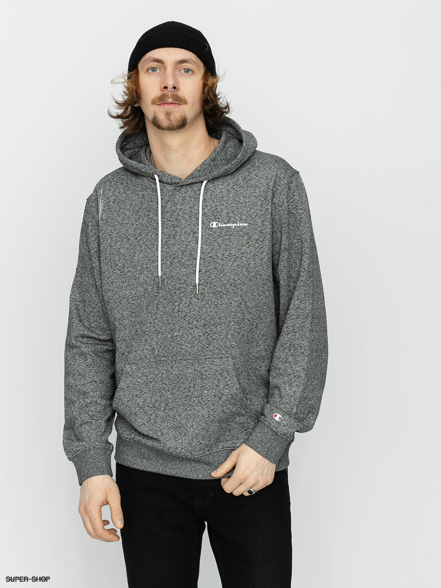 champion core hoodie black