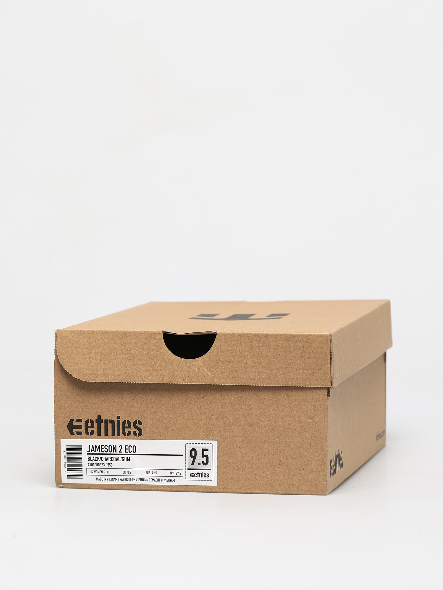 Etnies Jameson 2 Eco Shoes (black/charcoal/gum)