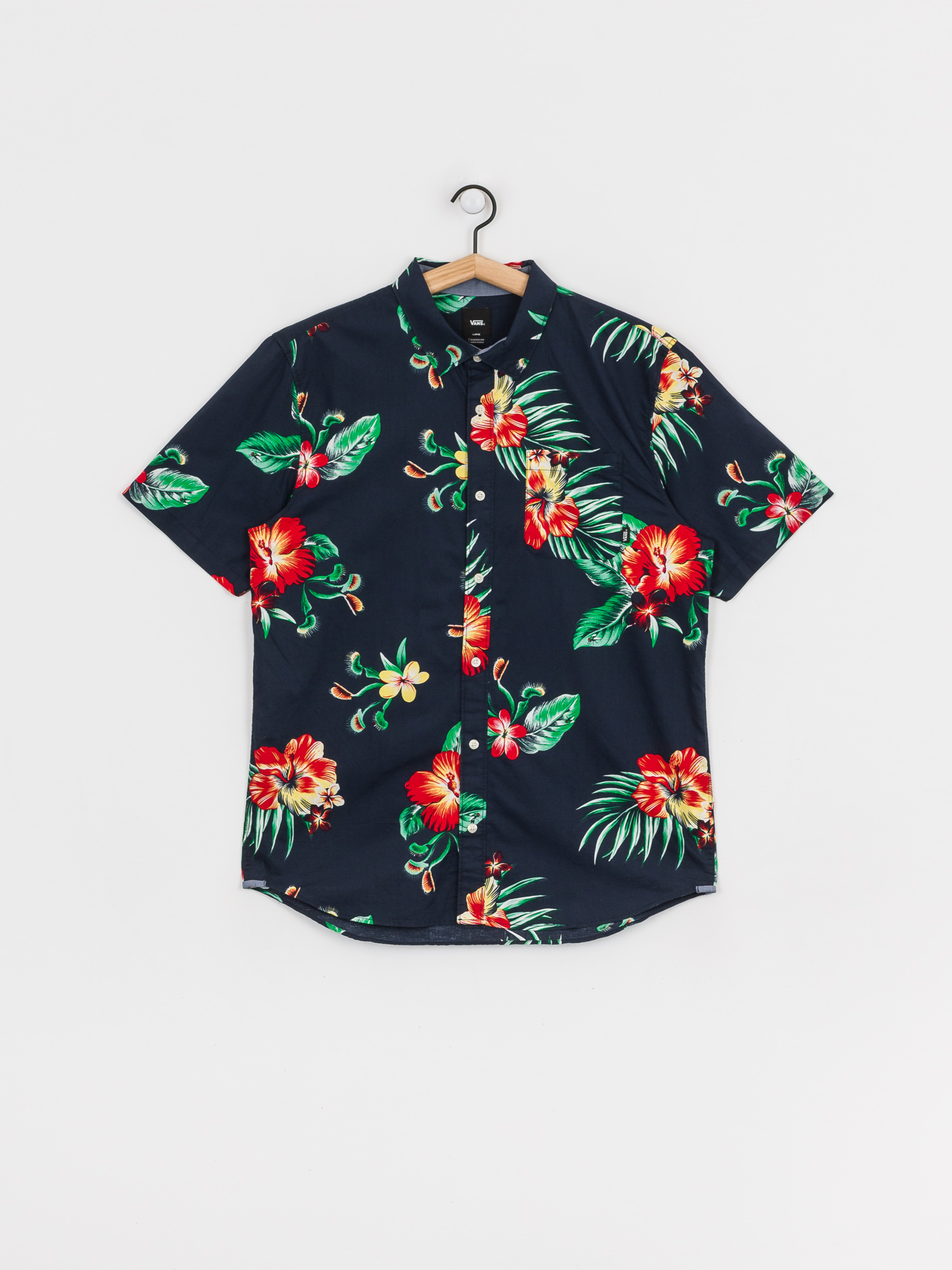 vans floral t shirt