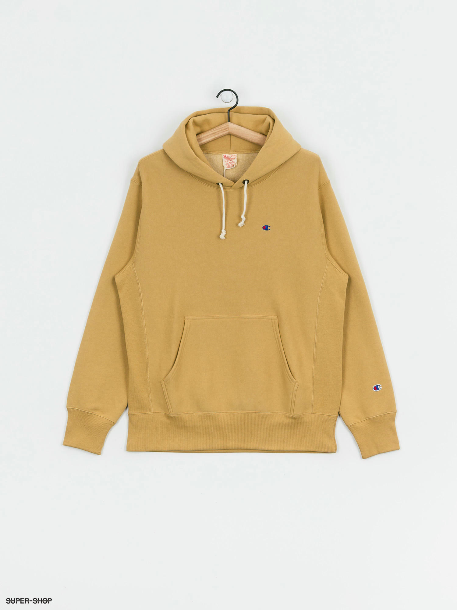 light tan champion hoodie